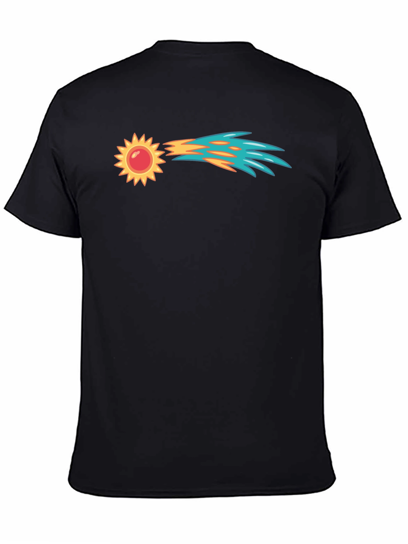 Sun Comet Graphic T-Shirt - Unique Design