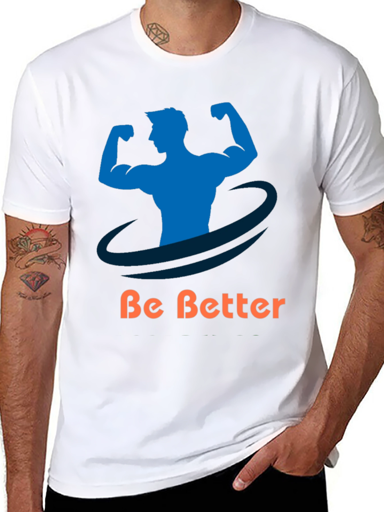 Be Better Gym T-Shirt - Black Stylish Fitness Apparel