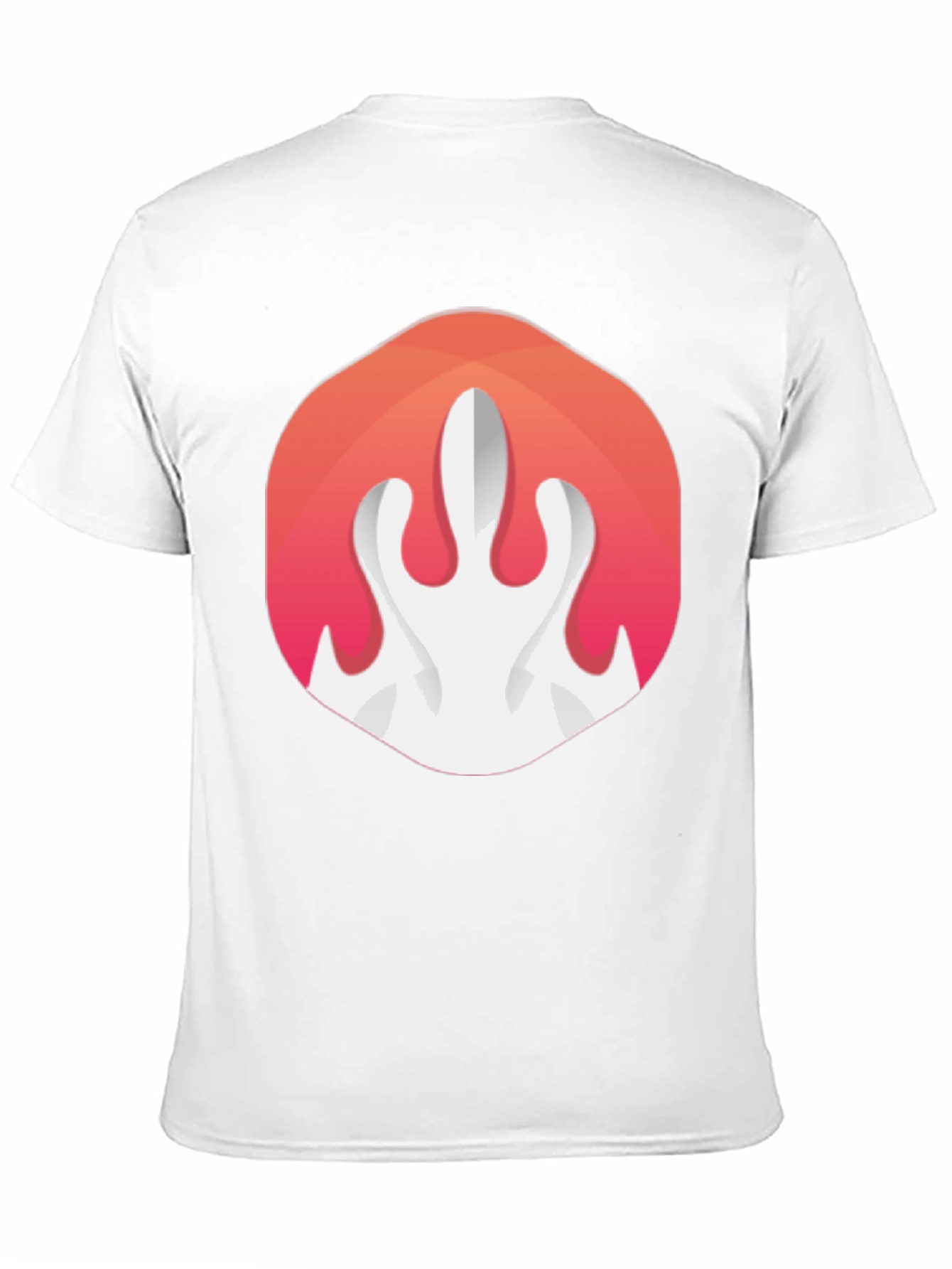 Flame Logo Black T-Shirt - Stylish Graphic Tee