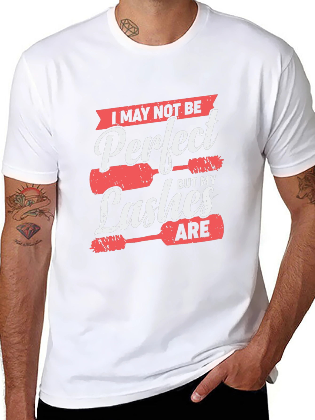Perfect Lashes T-Shirt - Funny Mascara Lover Tee
