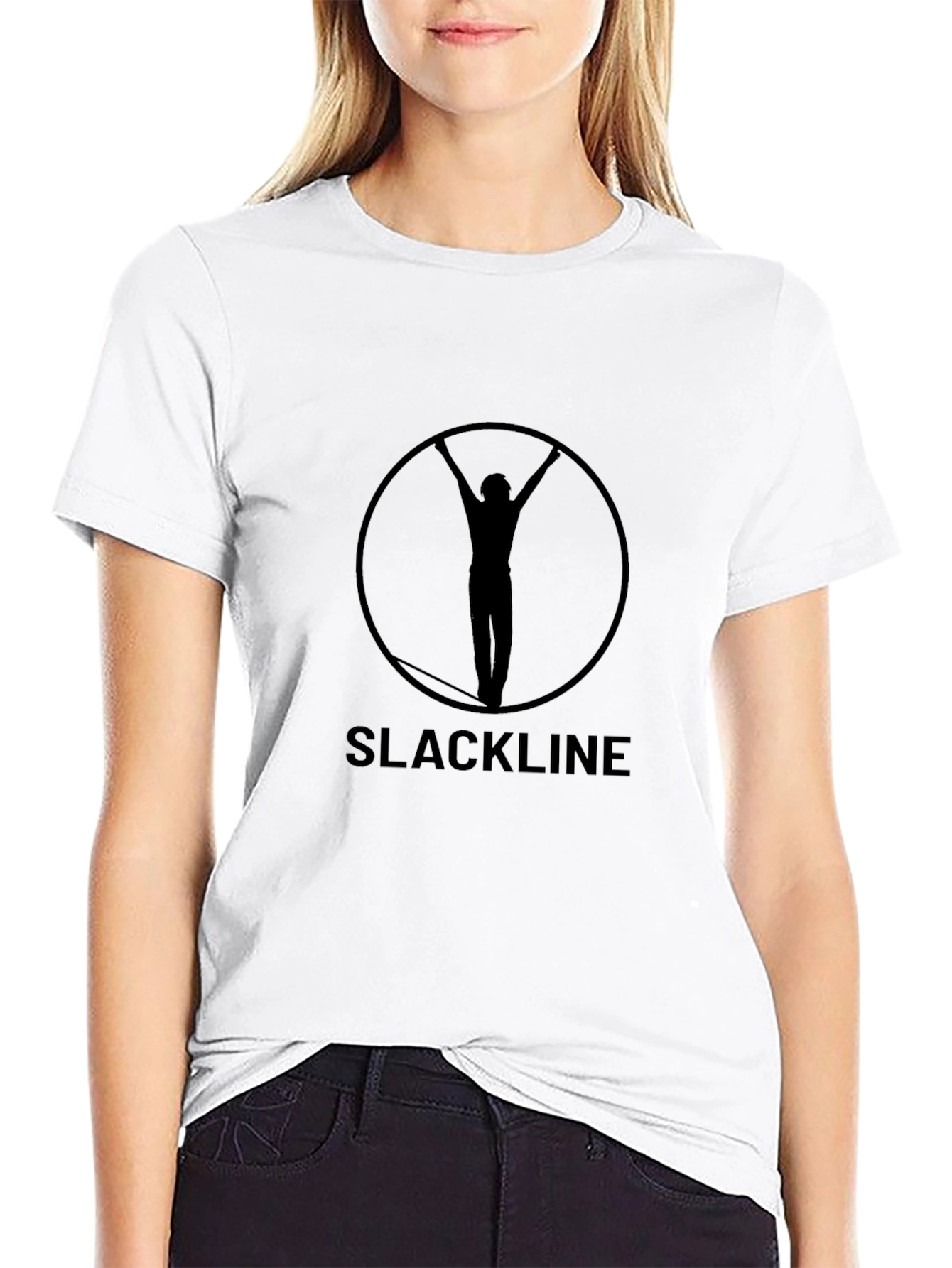 Slackline T-Shirt Round Graphic Tee