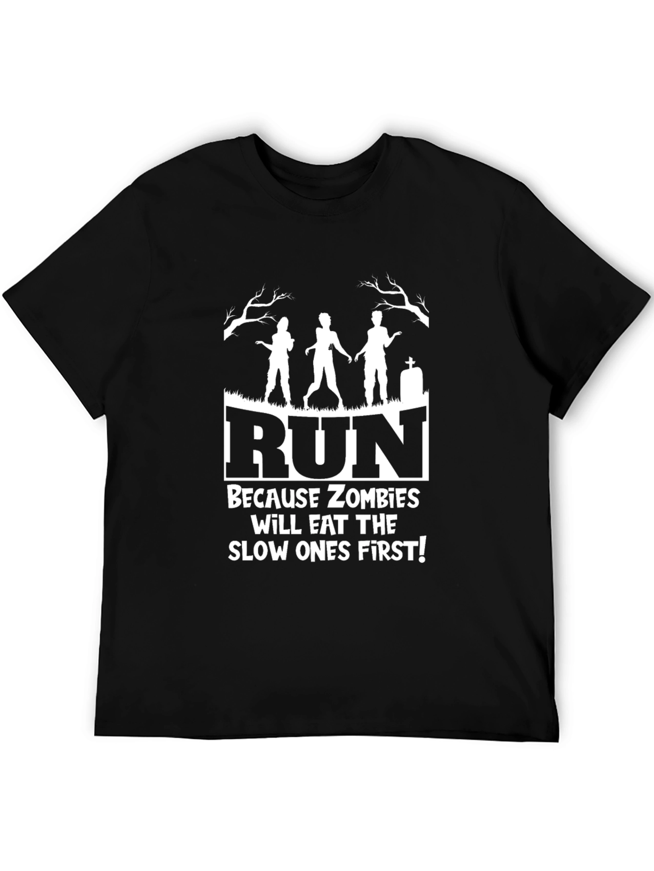 Zombie Run T-Shirt - Funny Halloween Tee
