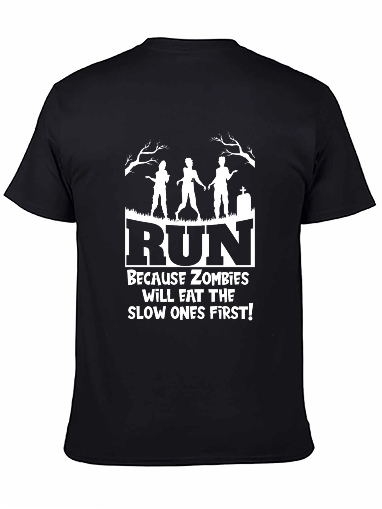 Zombie Run T-Shirt - Funny Halloween Tee