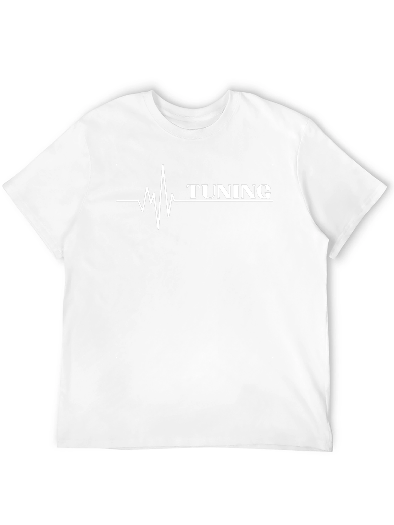 Tuning Heartbeat T-Shirt - Black Cotton Graphic Tee