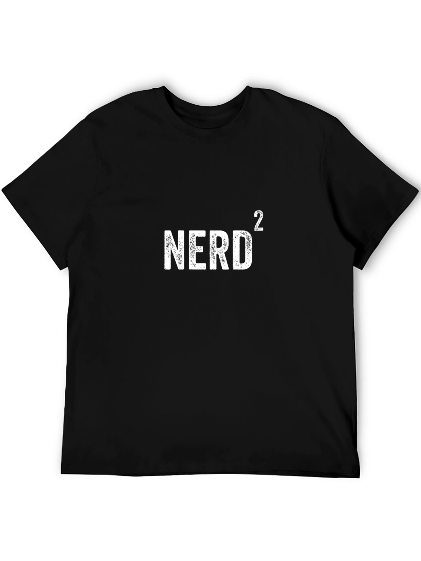 Nerd Squared Graphic Tee - Black Cotton T-Shirt