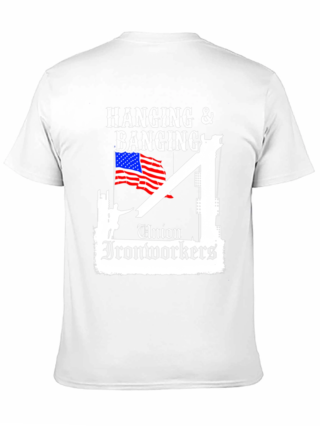 Union Ironworkers Hanging & Banging T-Shirt
