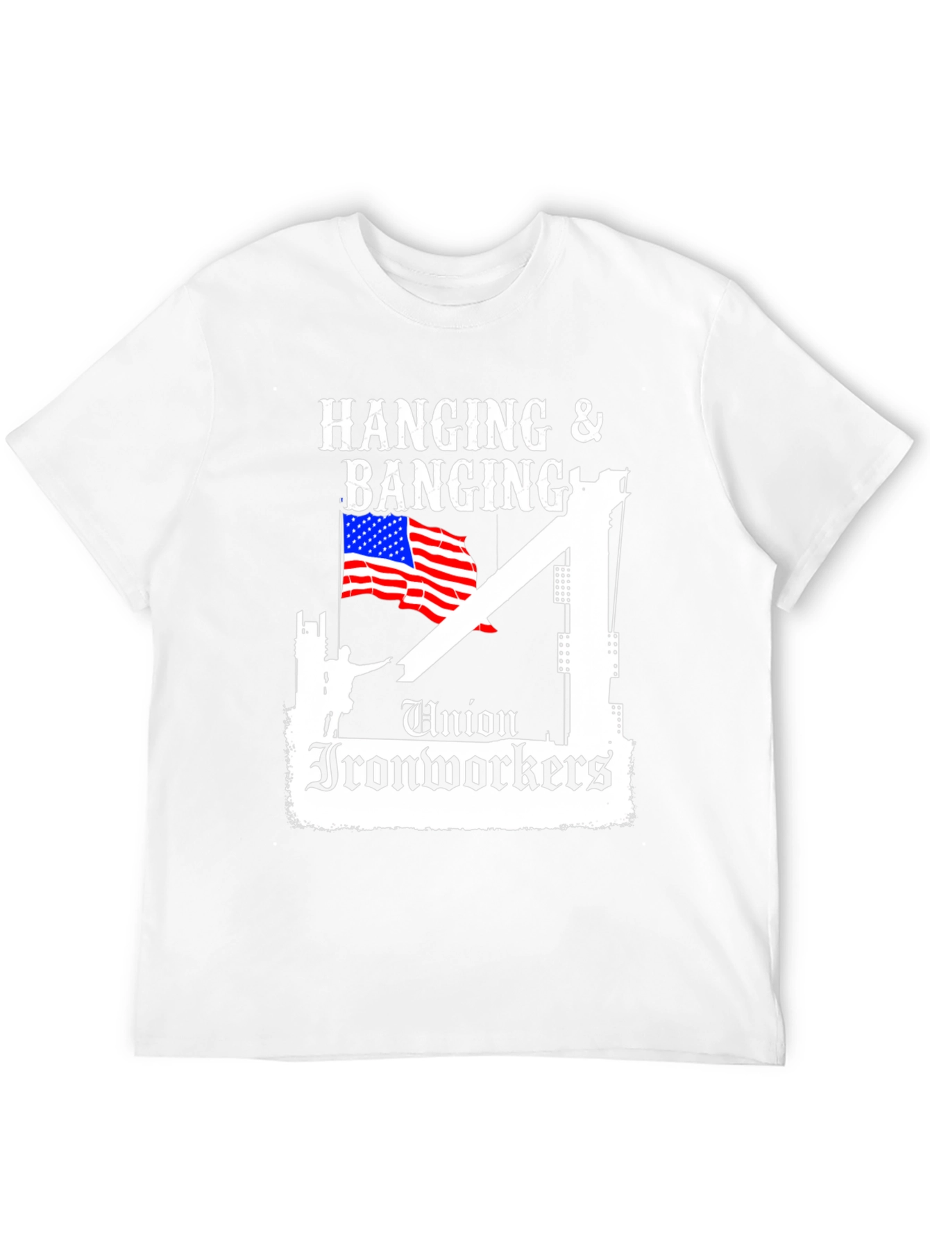 Union Ironworkers Hanging & Banging T-Shirt