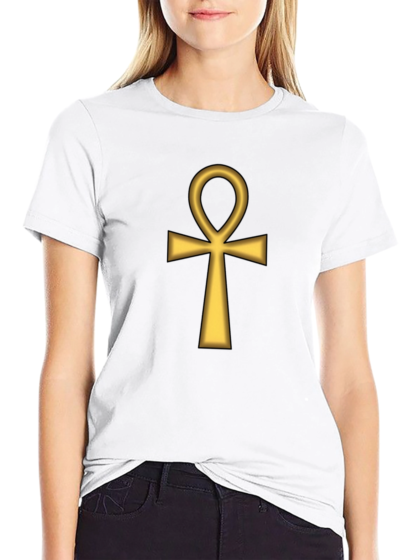 Ankh Symbol Black T-Shirt