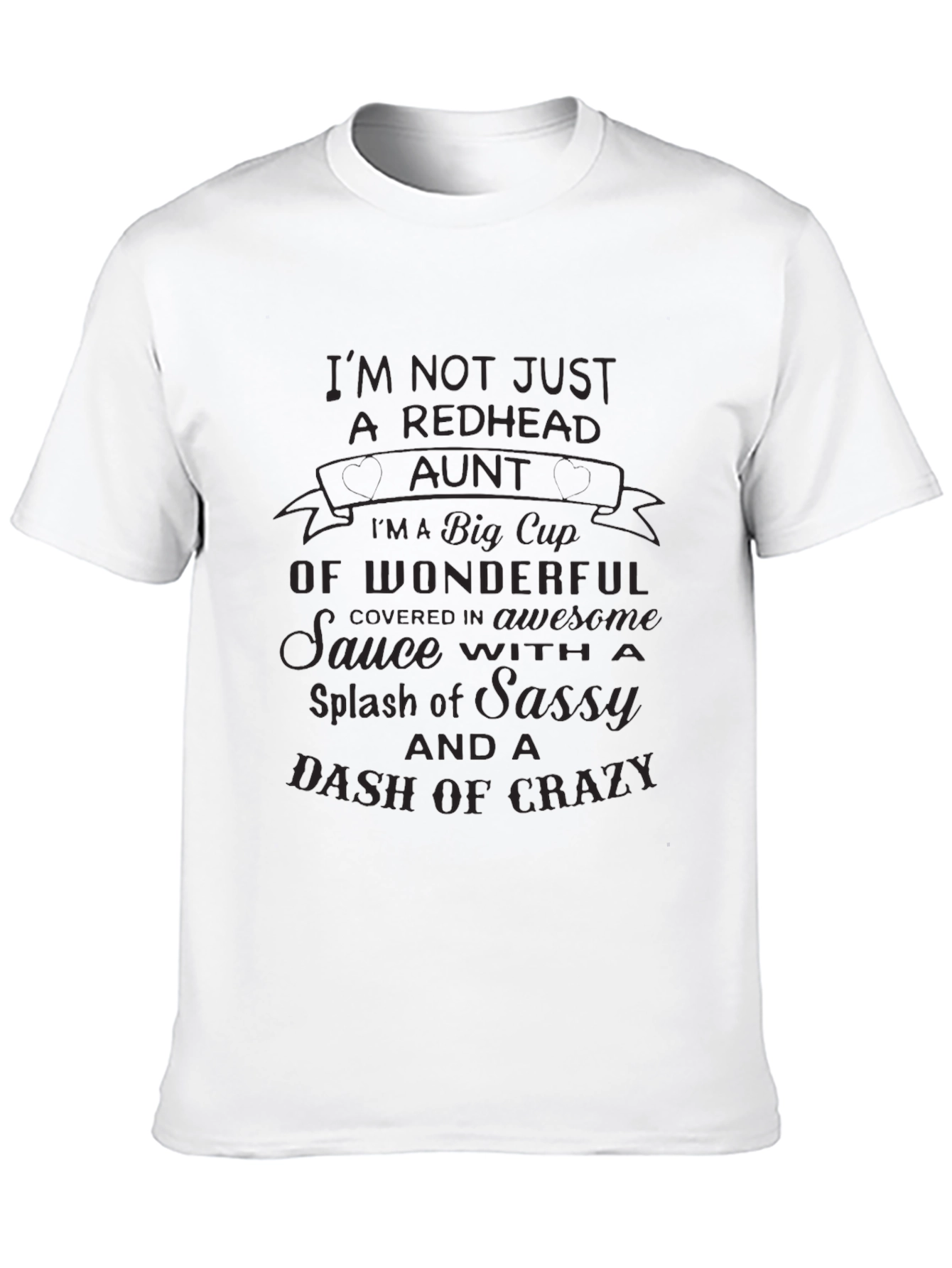 Redhead Aunt Graphic Tee - Sassy & Crazy