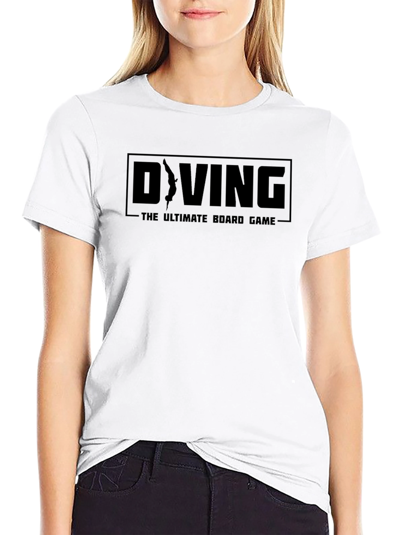 Diving - The Ultimate Board Game Black T-Shirt