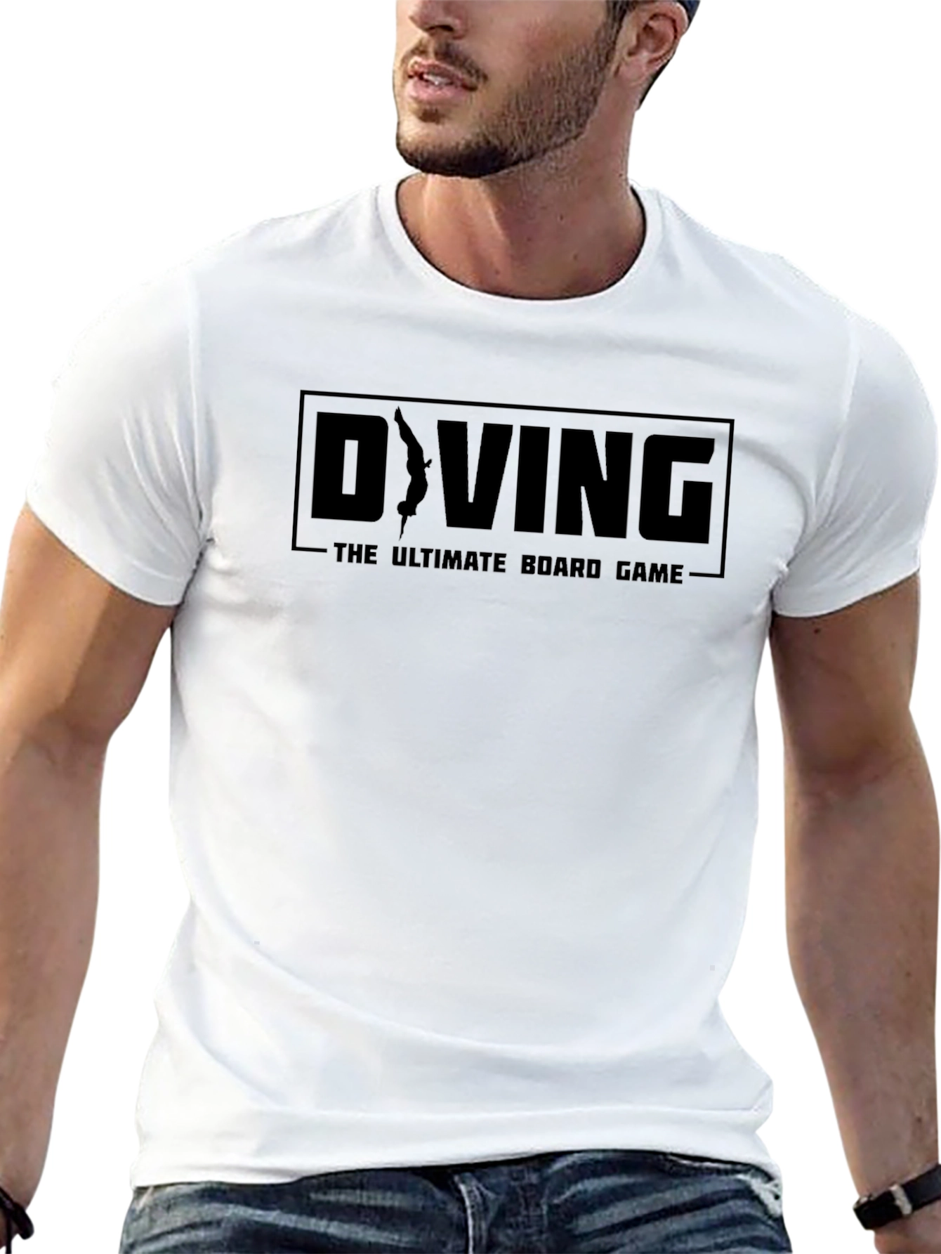 Diving - The Ultimate Board Game Black T-Shirt