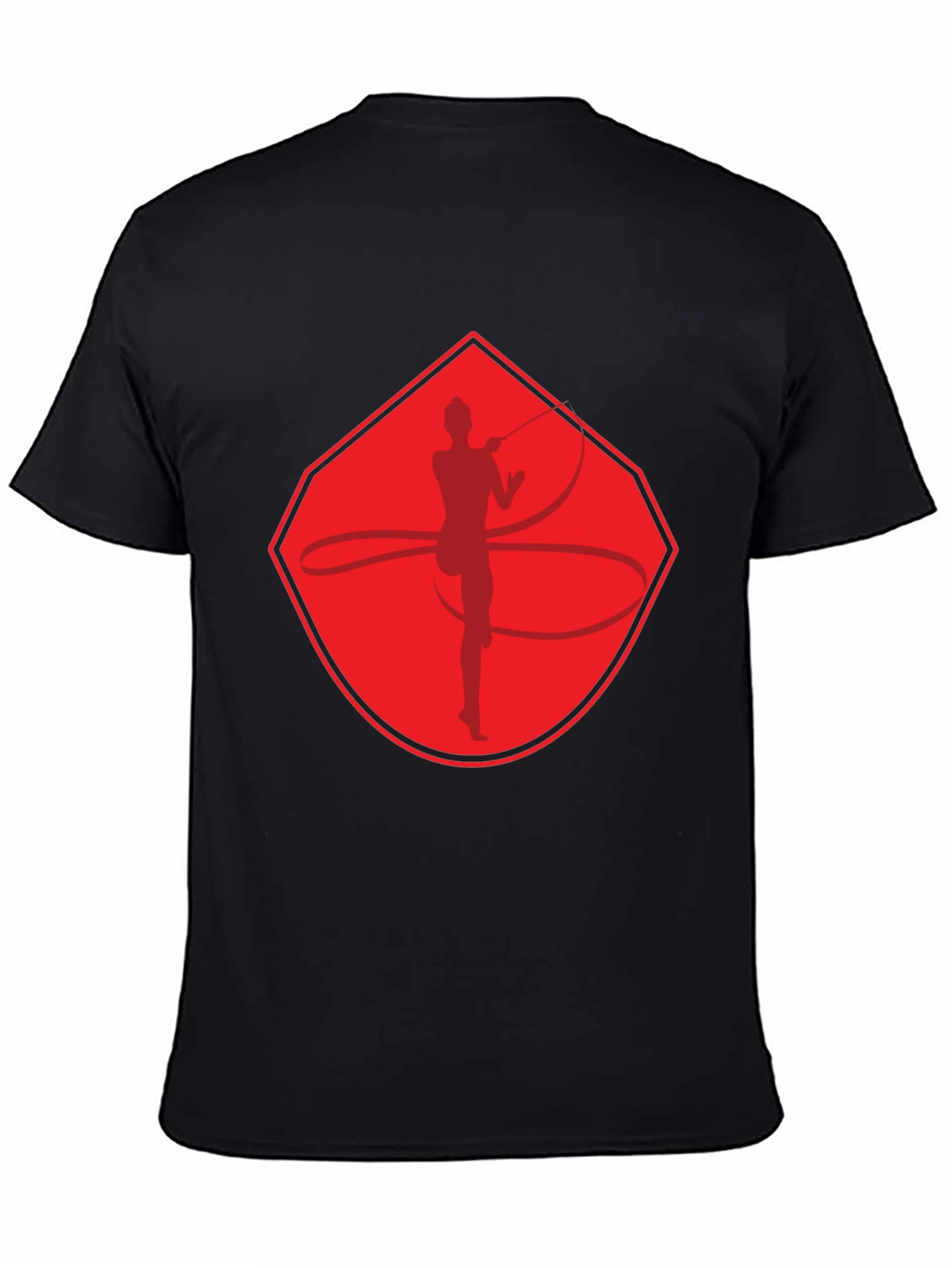 Rhythmic Gymnast Graphic T-Shirt - Red Design