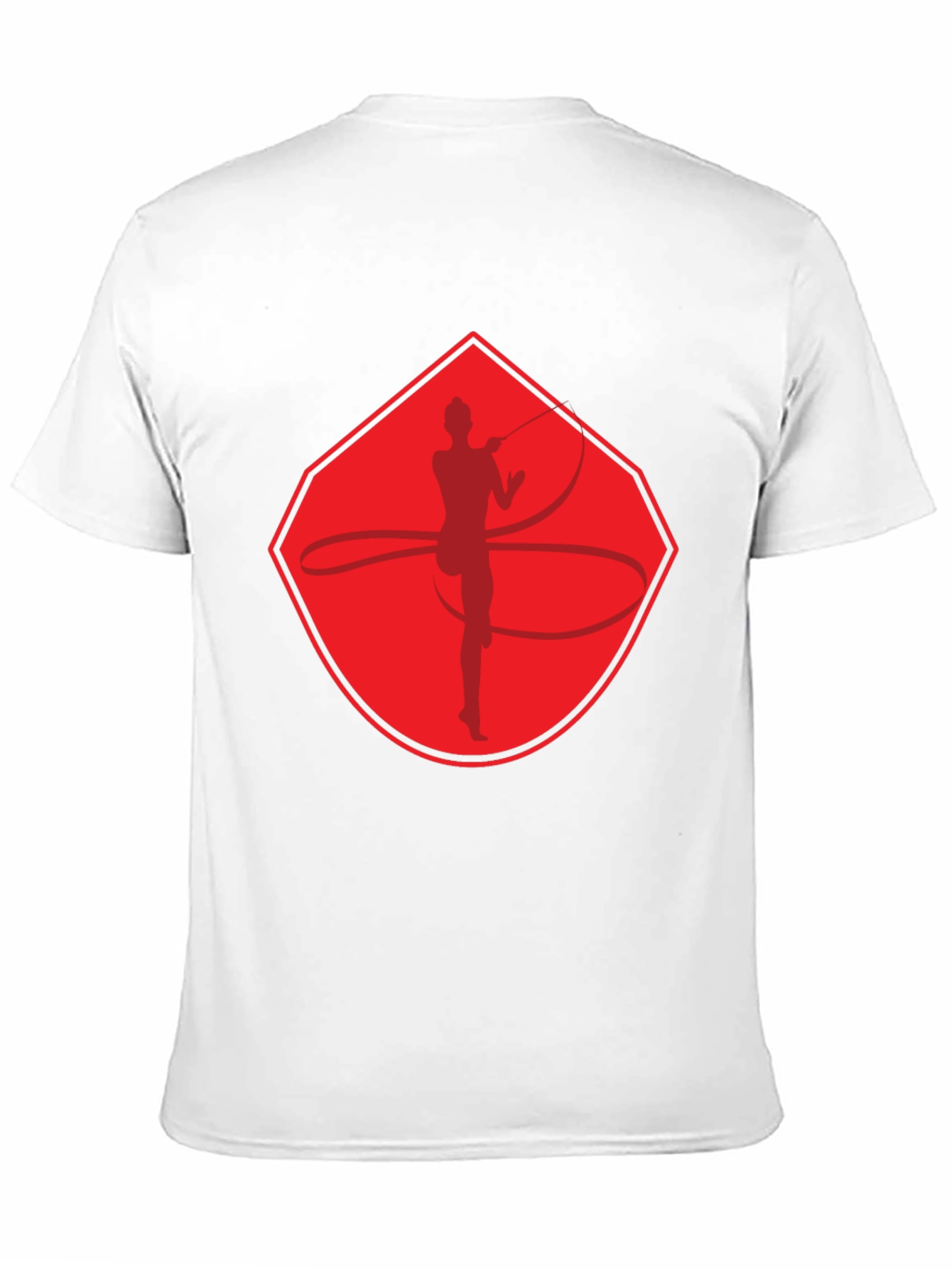 Rhythmic Gymnast Graphic T-Shirt - Red Design