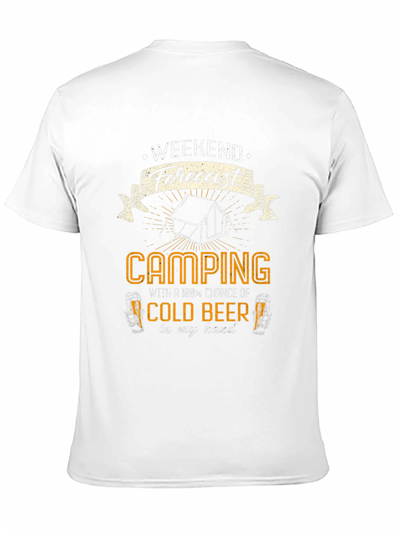 Camping & Beer T-Shirt: Weekend Forecast