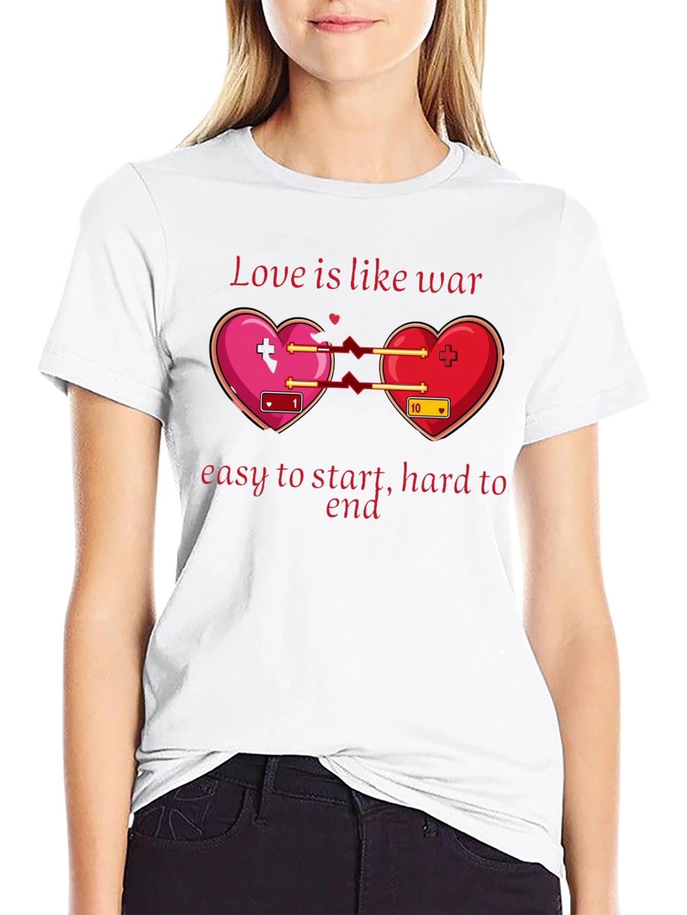 Love is Like War T-Shirt