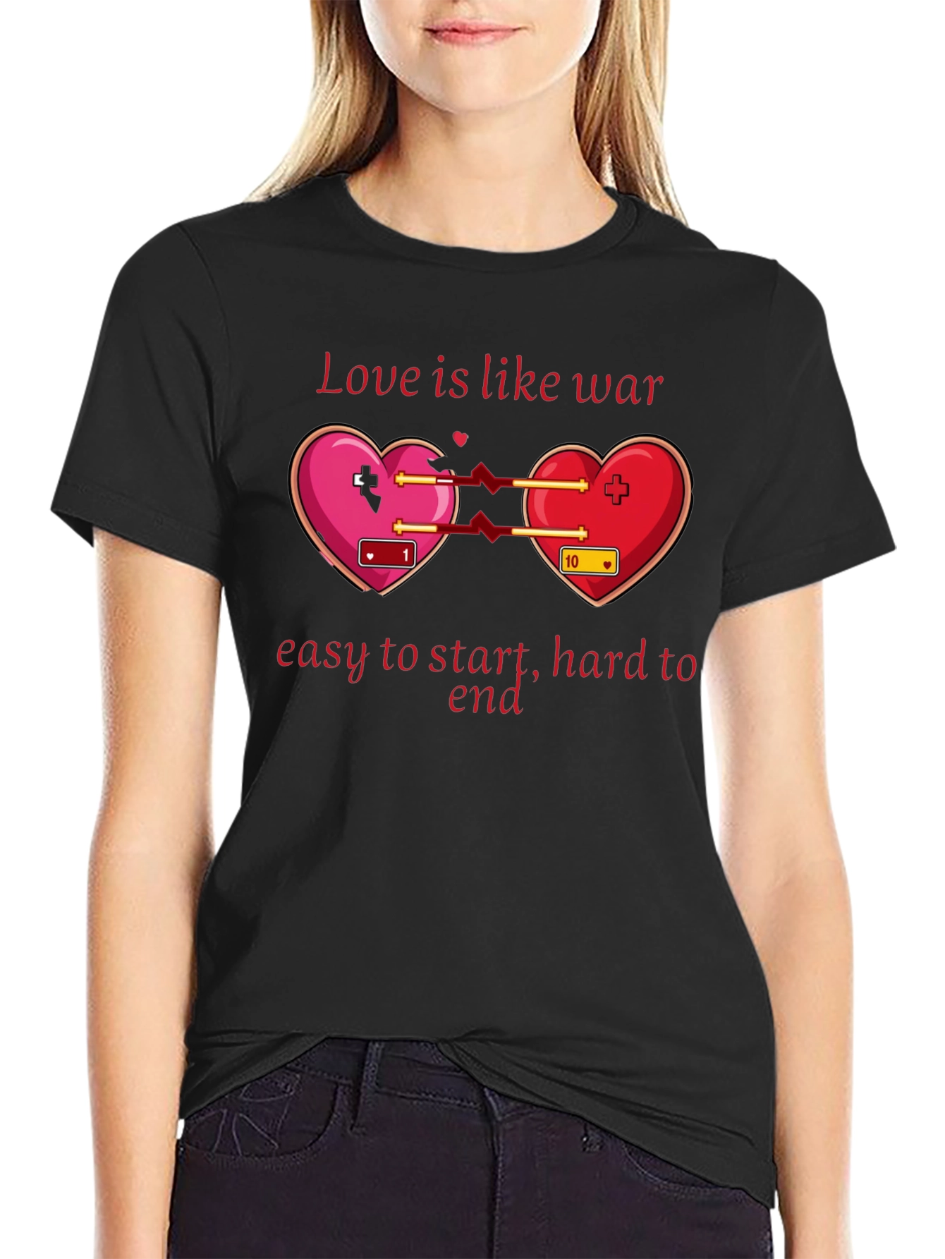 Love is Like War T-Shirt