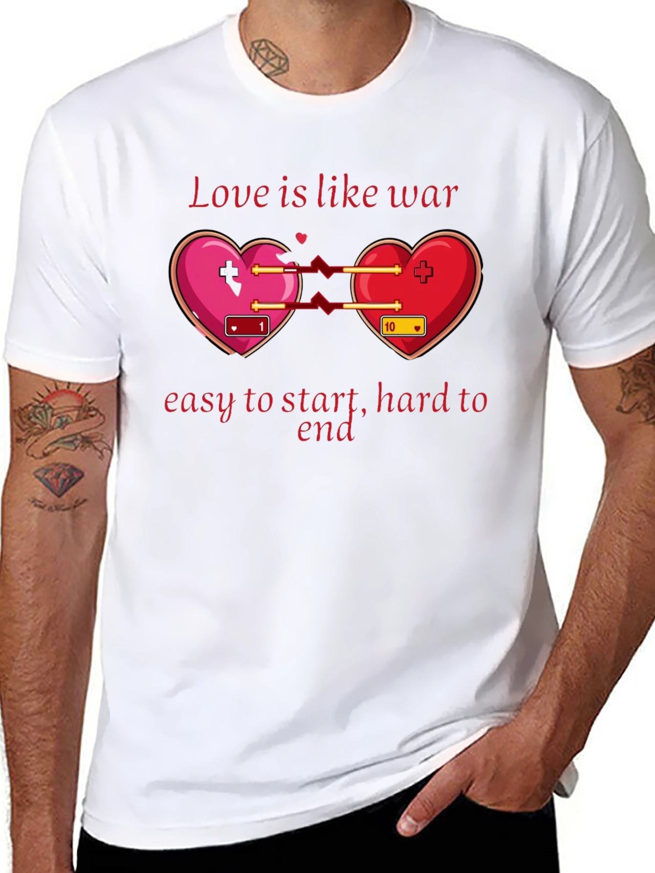 Love is Like War T-Shirt