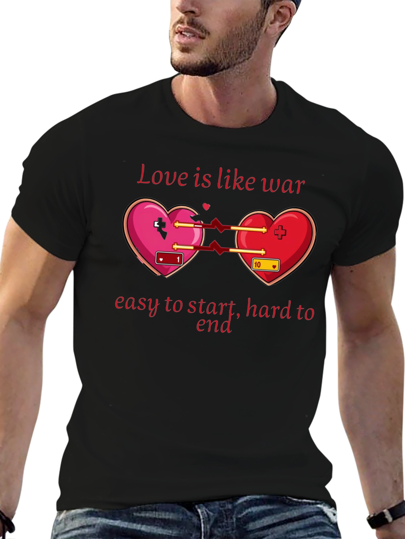Love is Like War T-Shirt