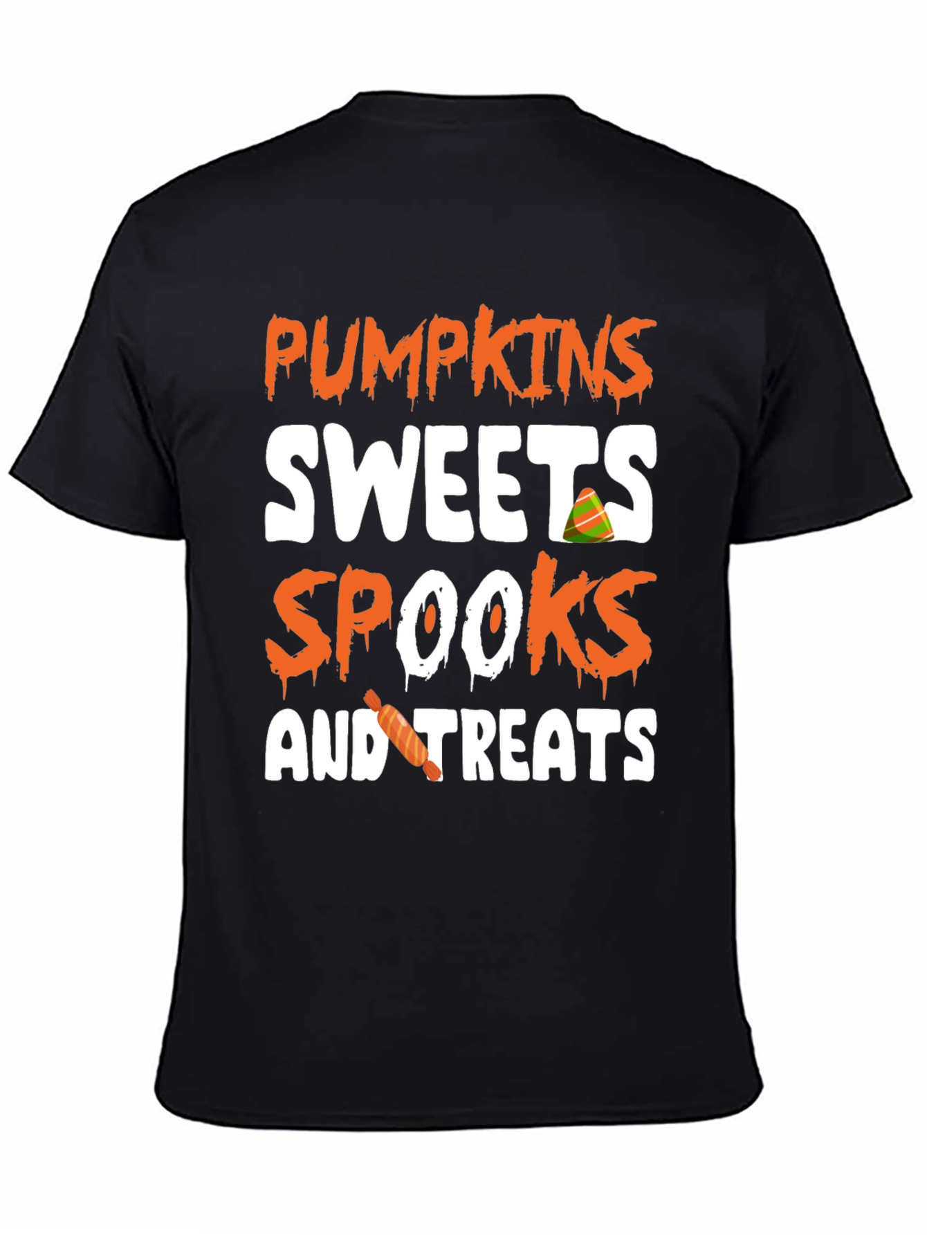 Pumpkins Sweets Spooks & Treats Halloween T-Shirt
