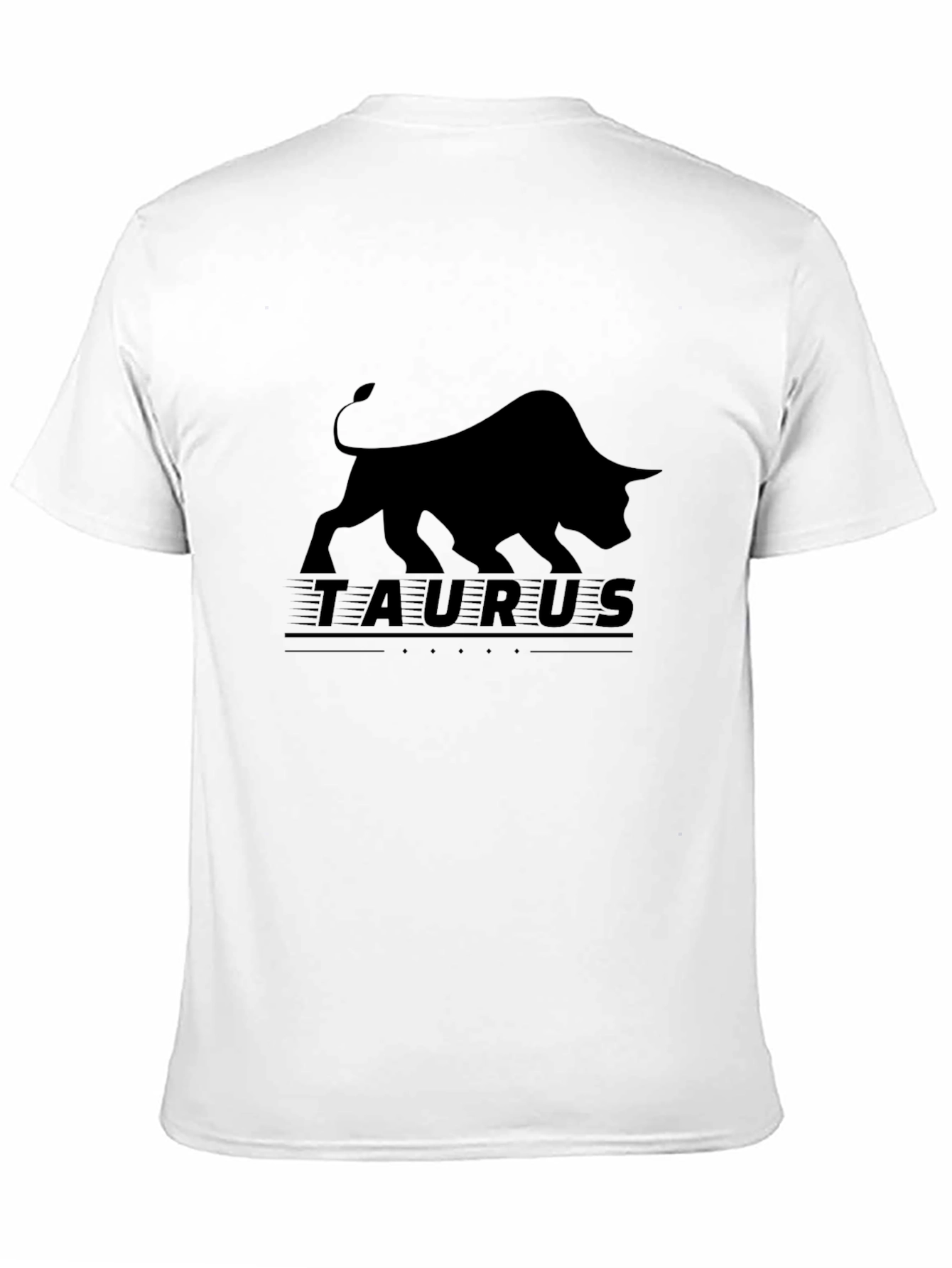 Taurus Graphic Black T-Shirt - Zodiac Sign Bull Tee