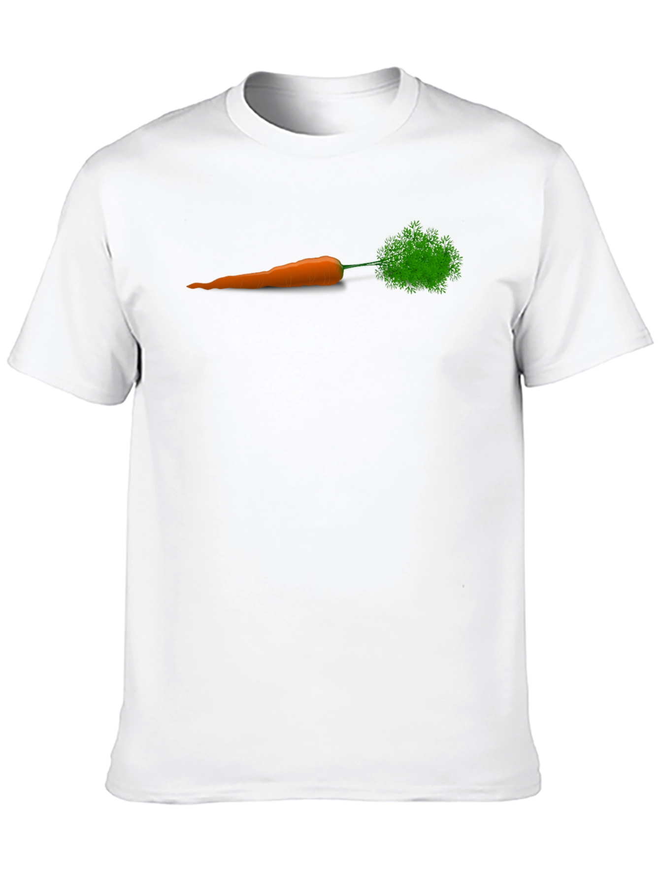 Carrot Graphic Tee - Unisex Black T-Shirt