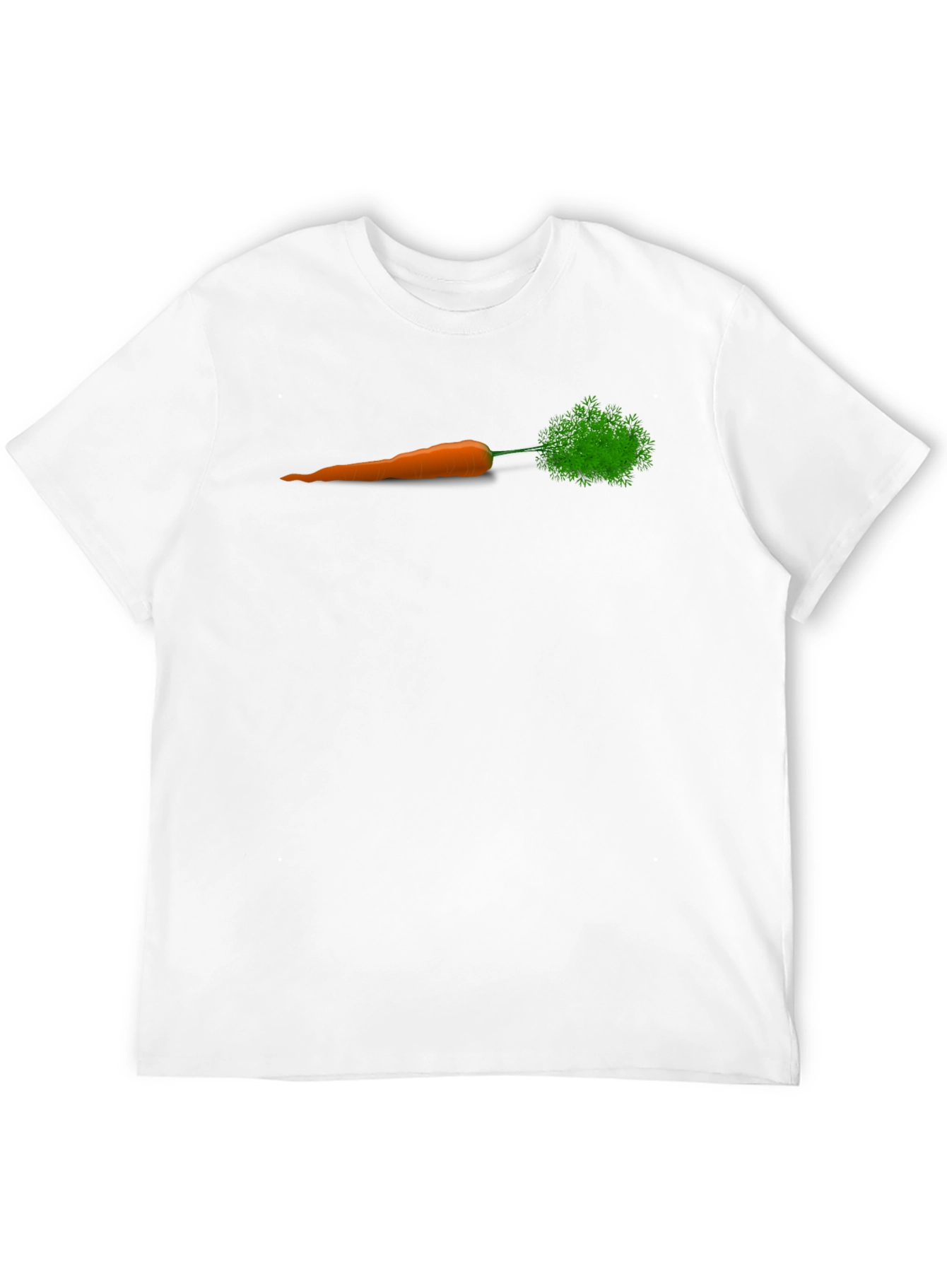 Carrot Graphic Tee - Unisex Black T-Shirt