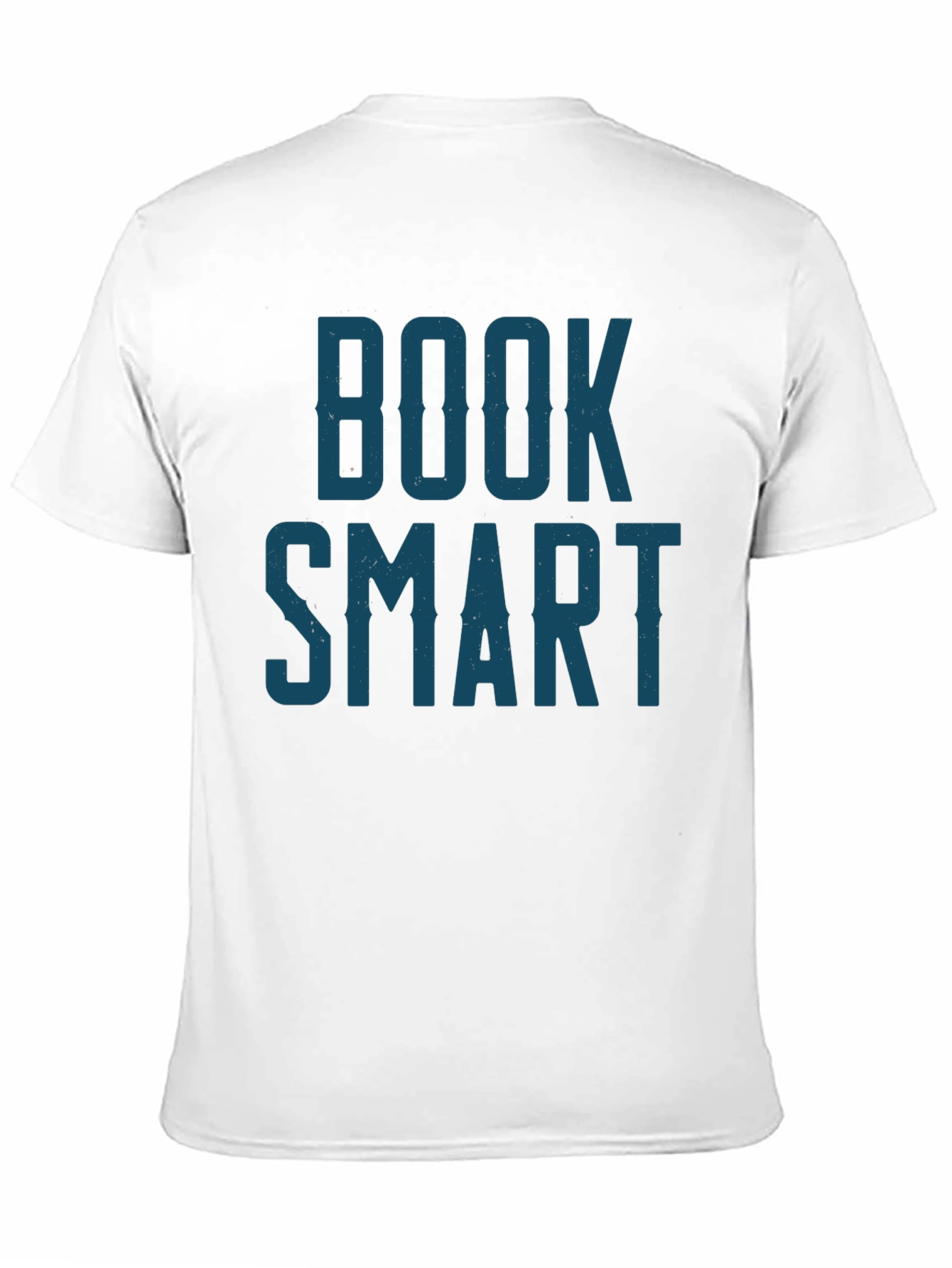 Book Smart Graphic Tee - Black Cotton Blend T-Shirt