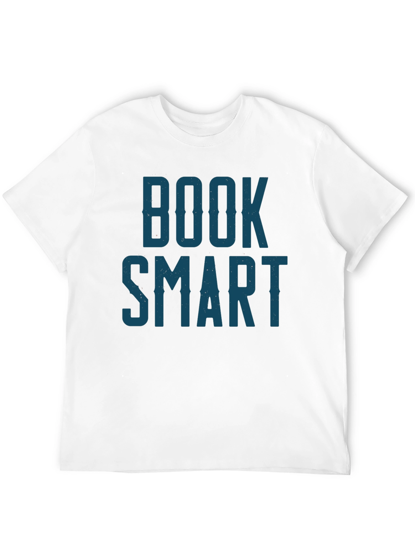 Book Smart Graphic Tee - Black Cotton Blend T-Shirt