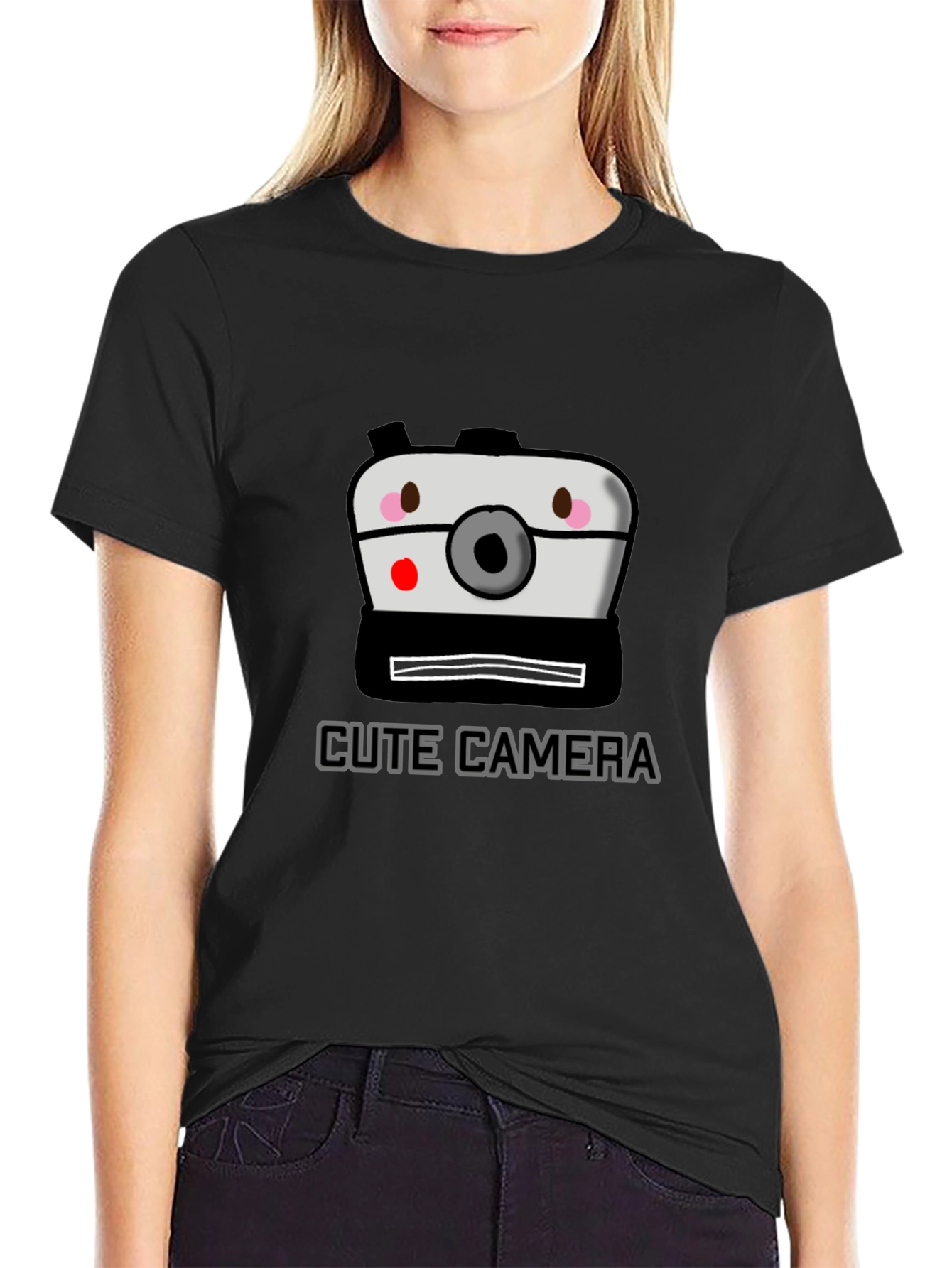 Cute Camera Graphic Tee - Fun Photo Shirt