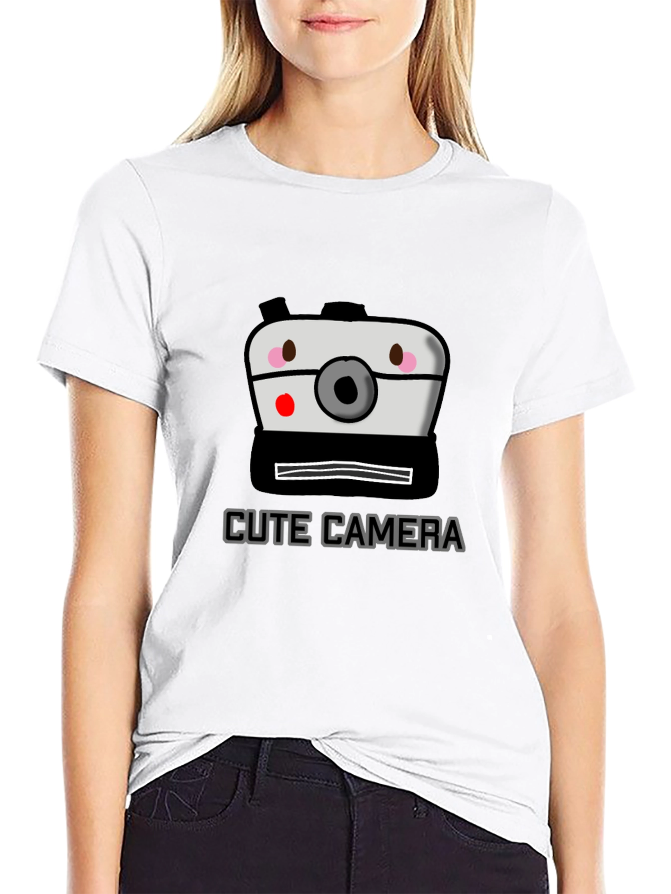 Cute Camera Graphic Tee - Fun Photo Shirt
