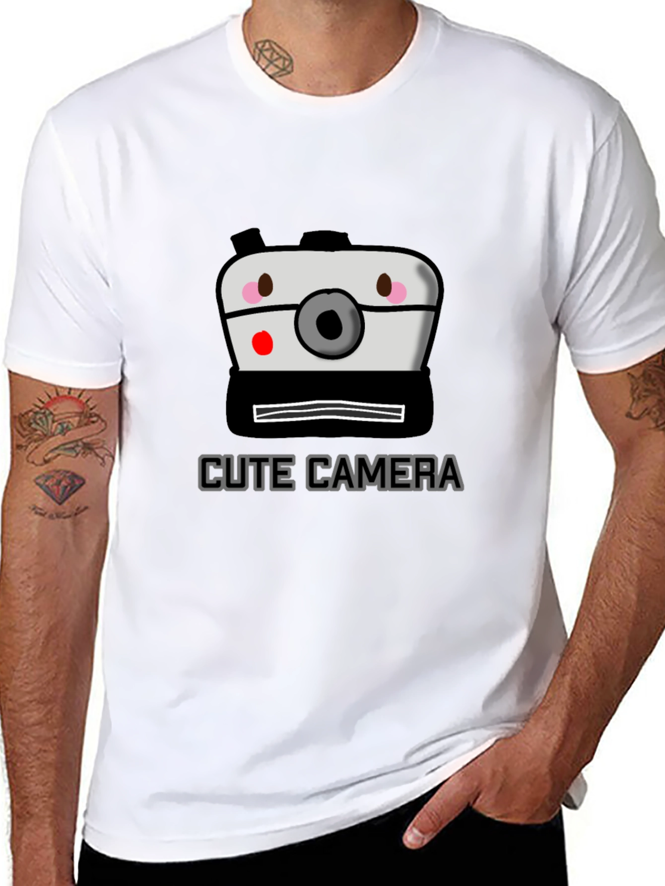 Cute Camera Graphic Tee - Fun Photo Shirt
