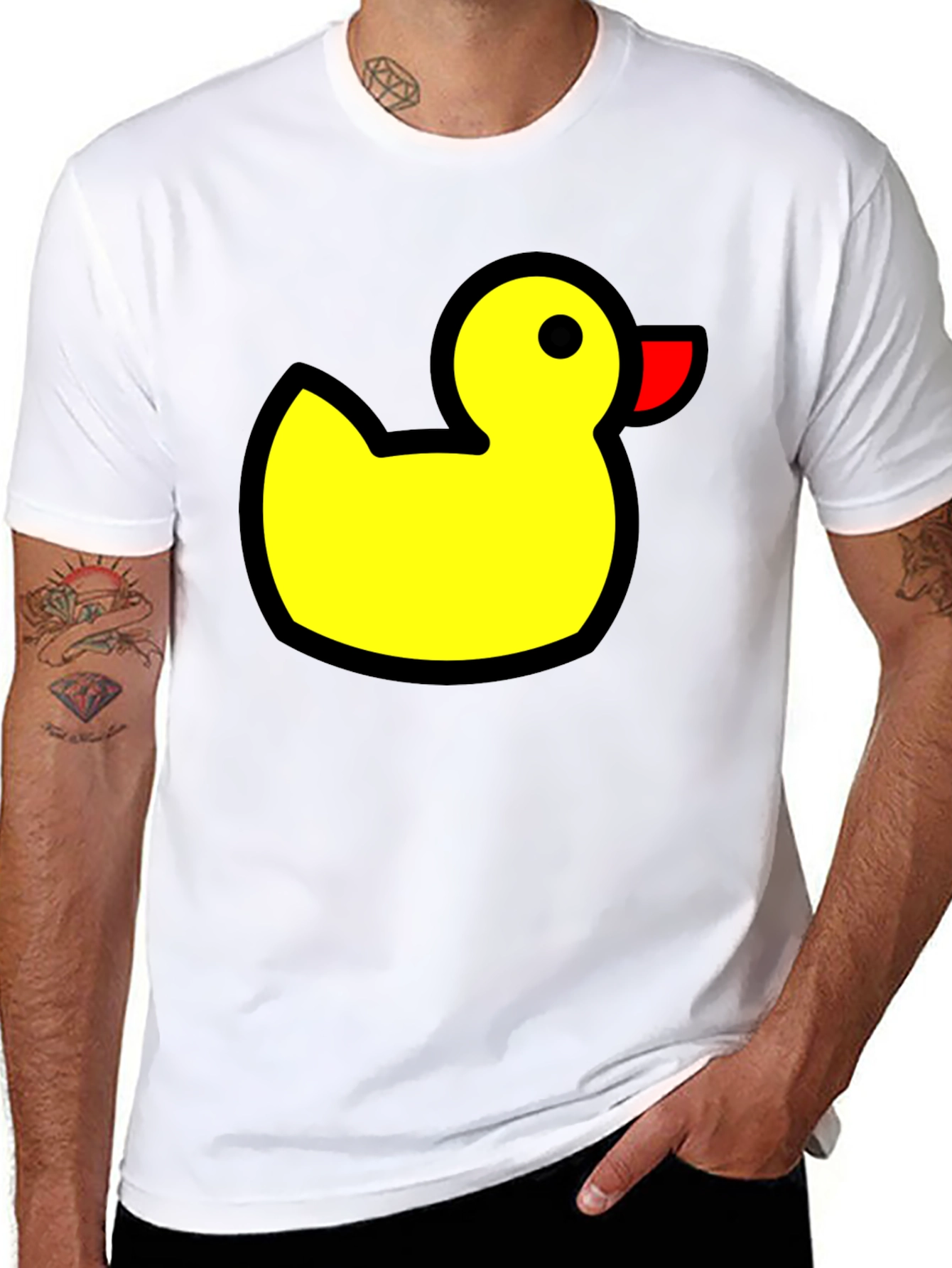 Rubber Duckie T-Shirt - Black Cotton Tee