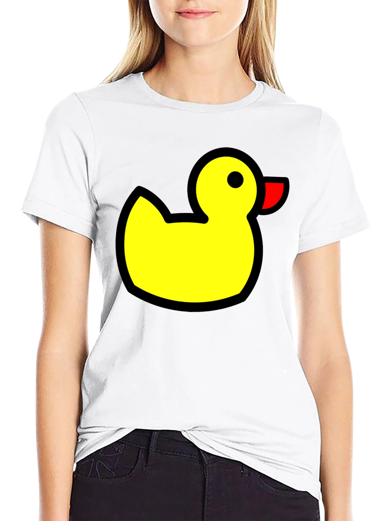 Rubber Duckie T-Shirt - Black Cotton Tee