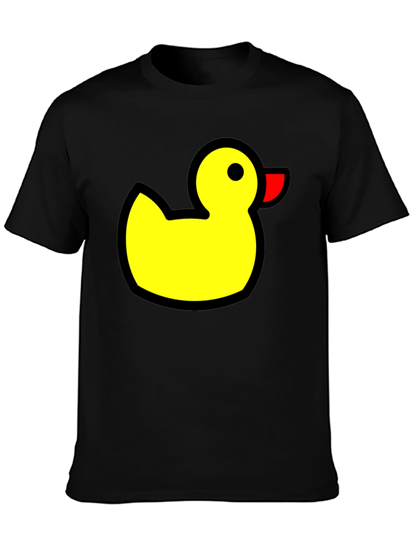 Rubber Duckie T-Shirt - Black Cotton Tee
