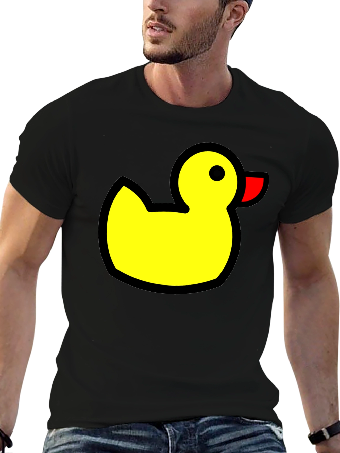 Rubber Duckie T-Shirt - Black Cotton Tee