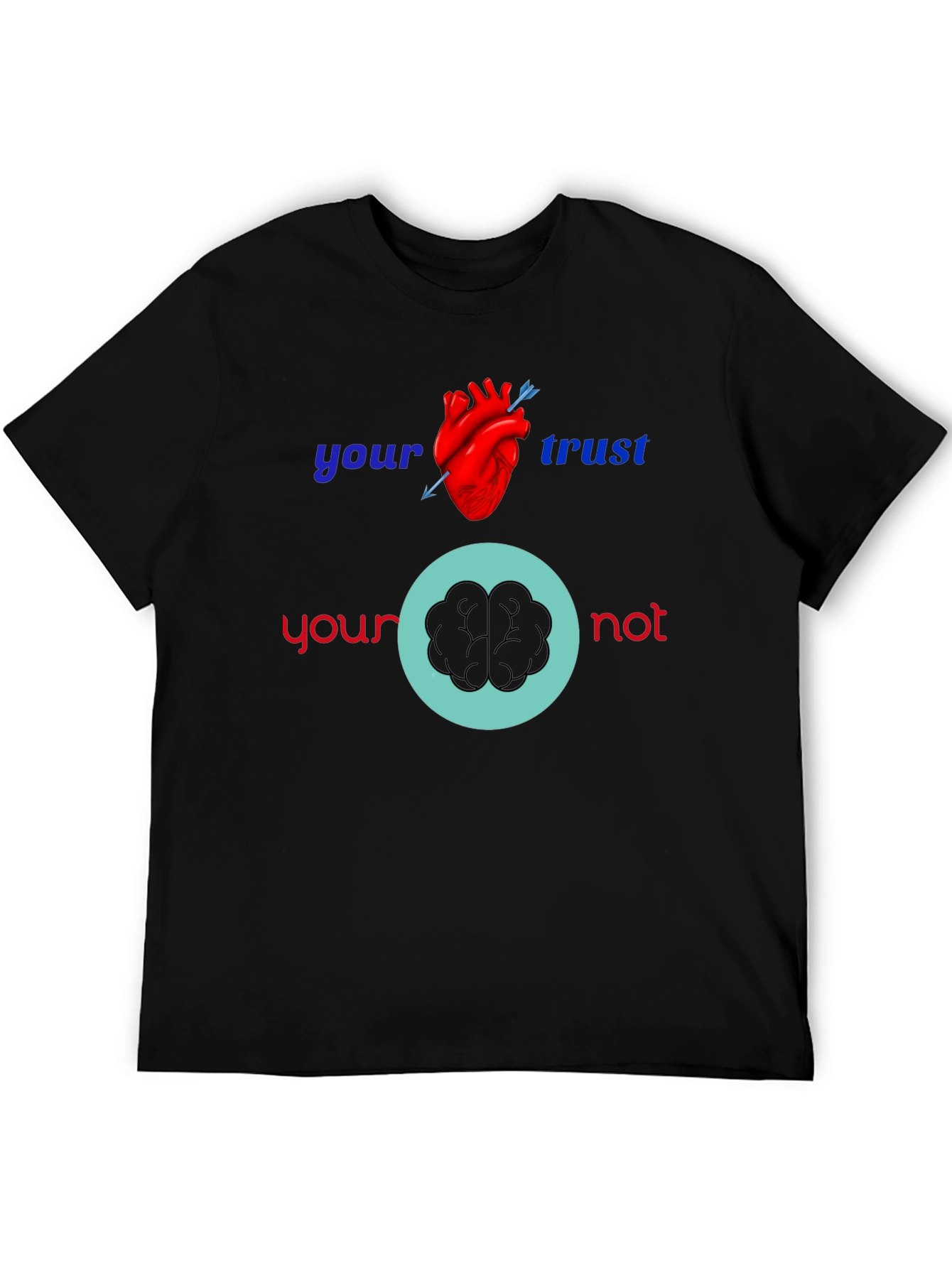 Heart vs Brain Graphic Tee