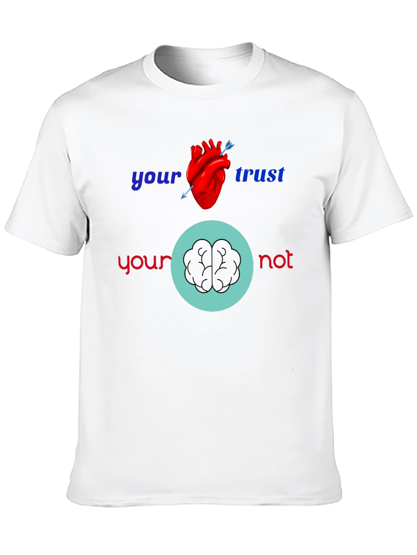 Heart vs Brain Graphic Tee