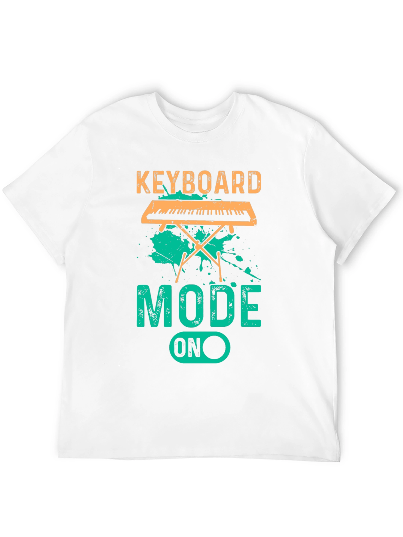 Keyboard Mode ON T-Shirt - Music Lover Tee
