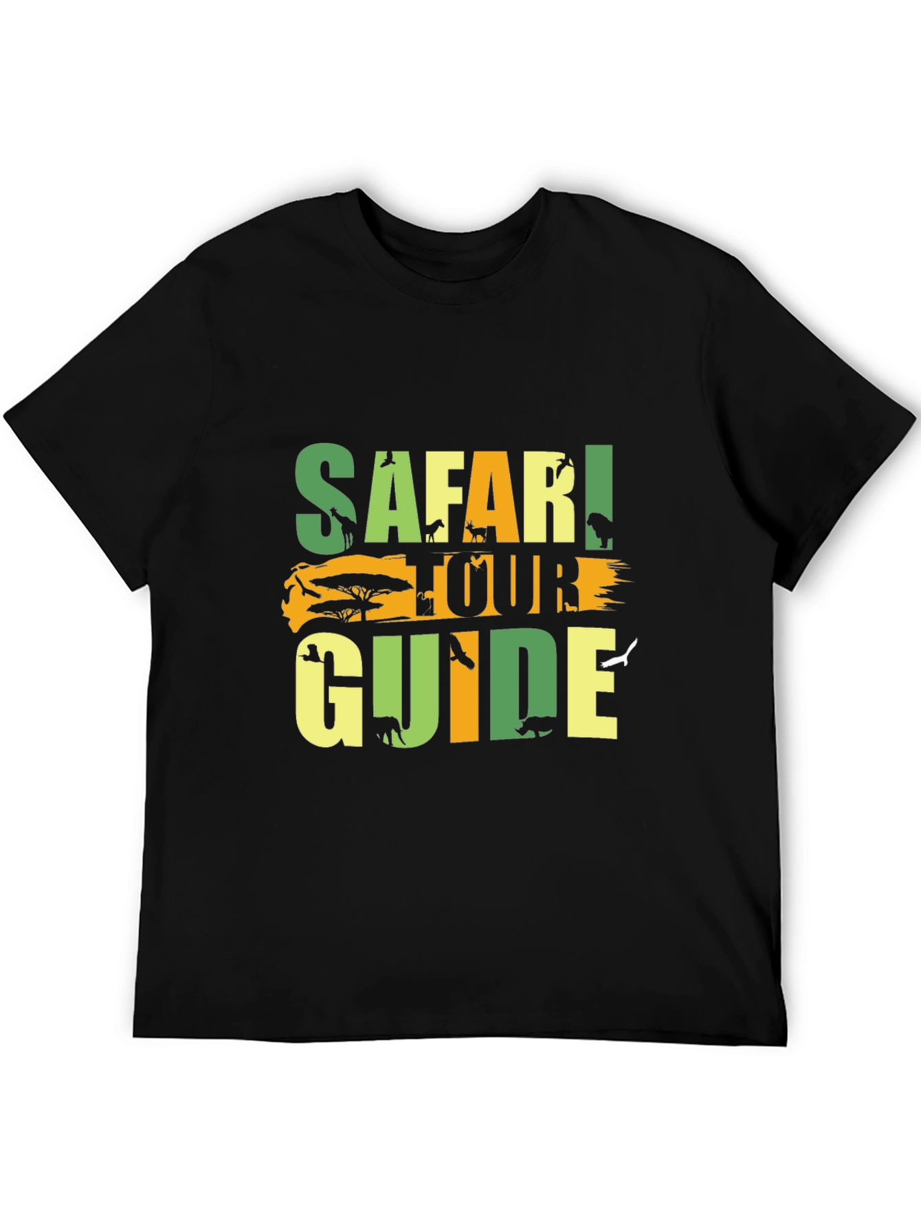 Safari Tour Guide Graphic T-Shirt
