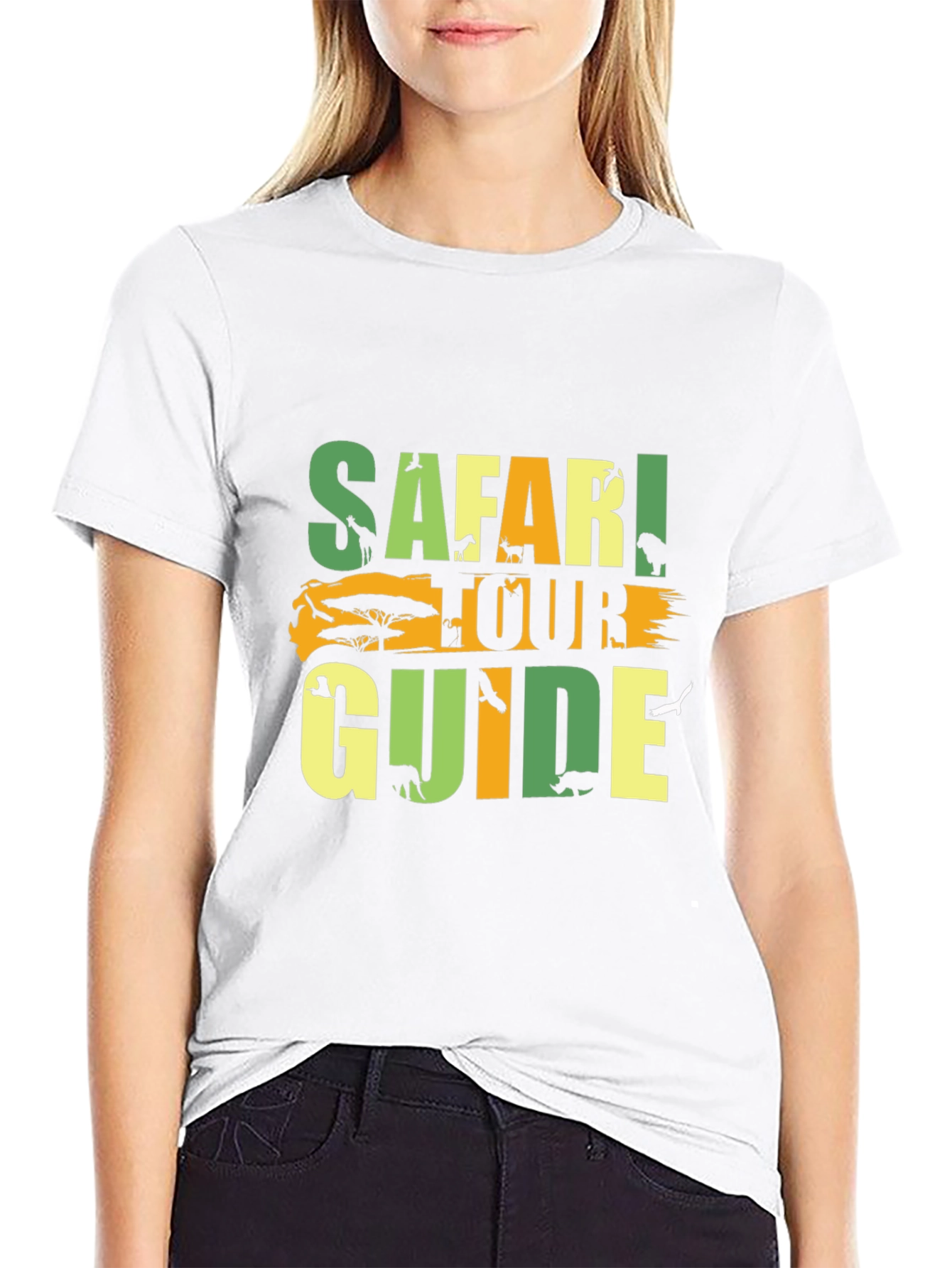 Safari Tour Guide Graphic T-Shirt