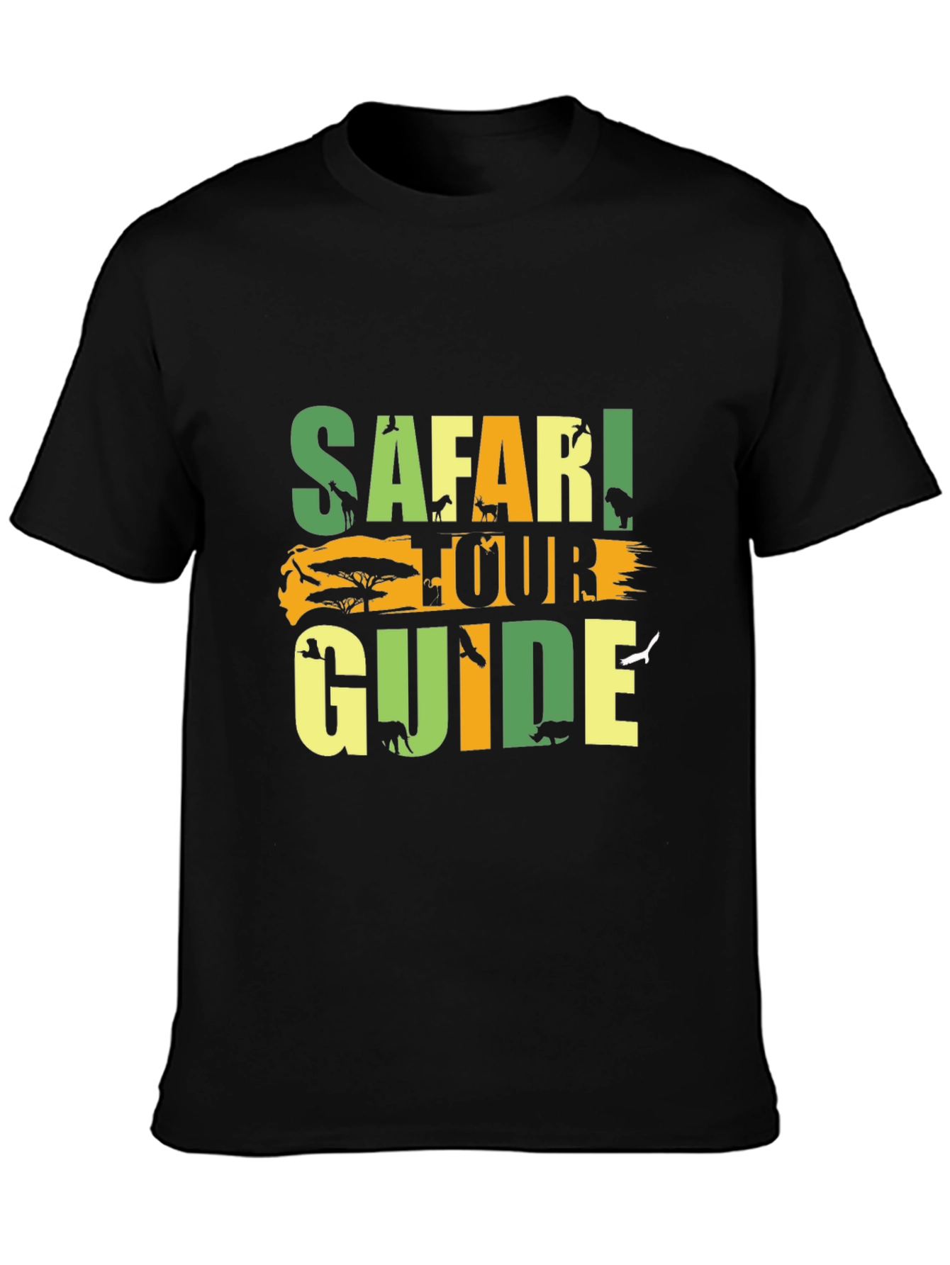 Safari Tour Guide Graphic T-Shirt