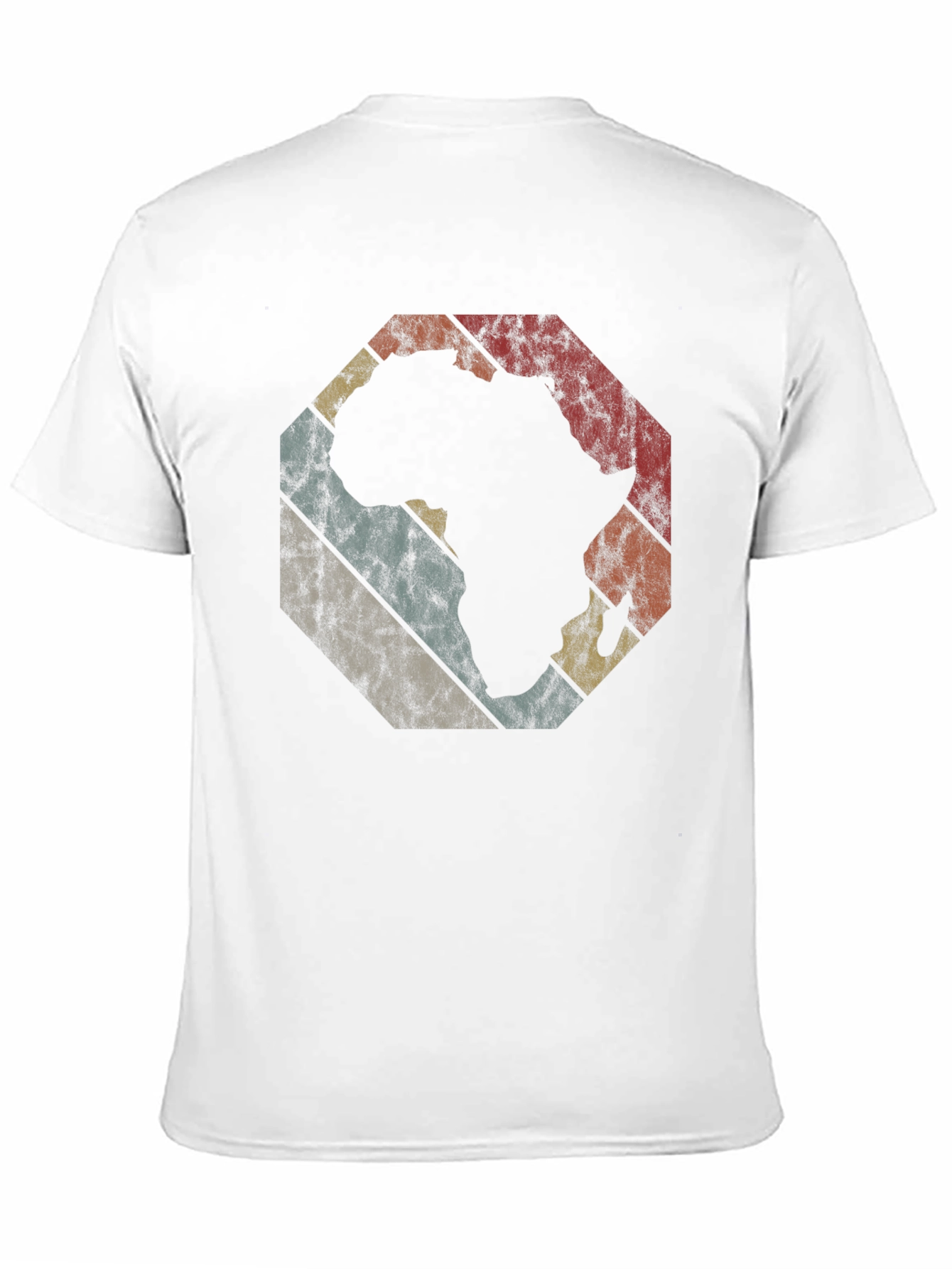 Retro Africa Continent Graphic Tee