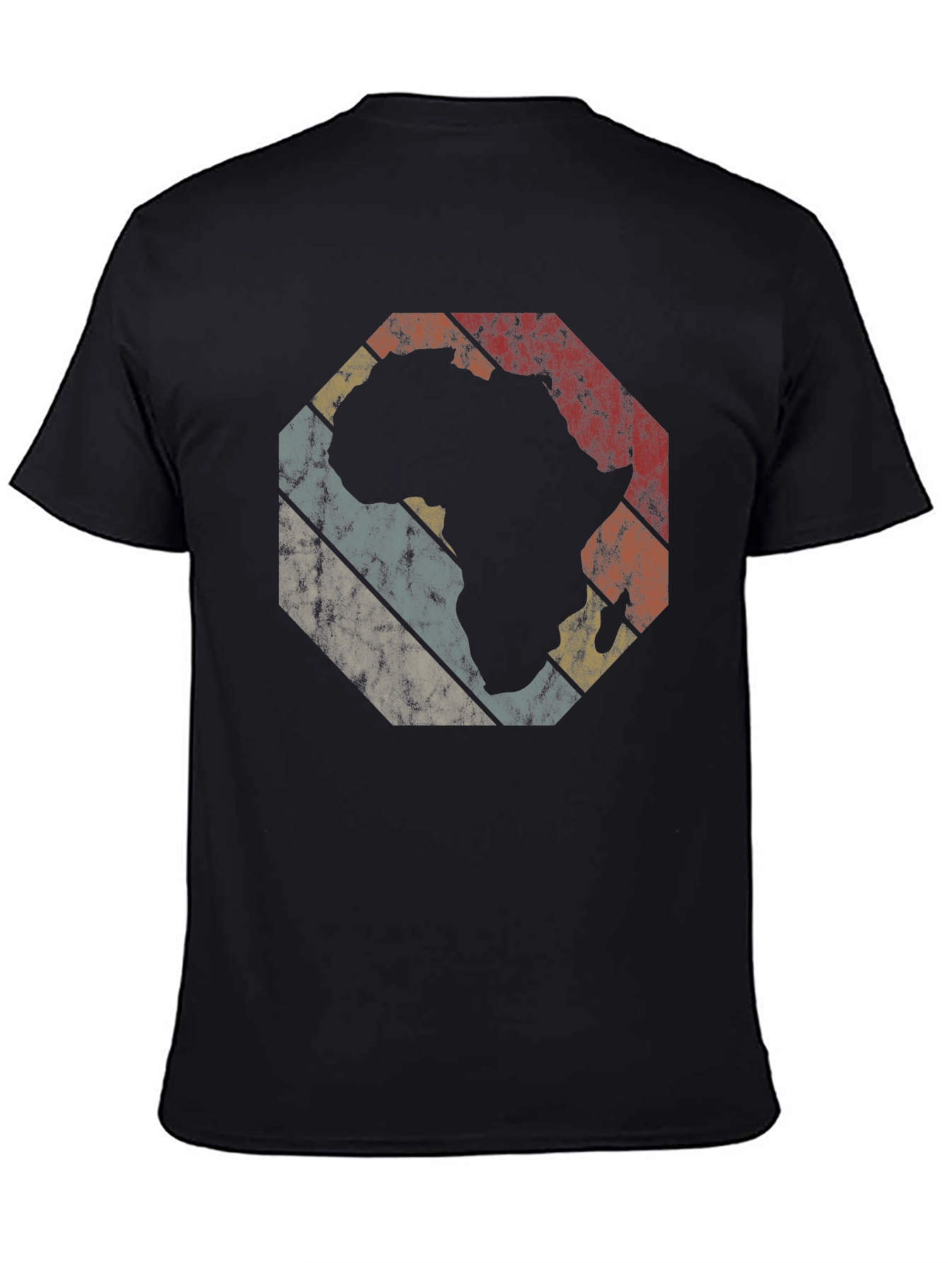 Retro Africa Continent Graphic Tee