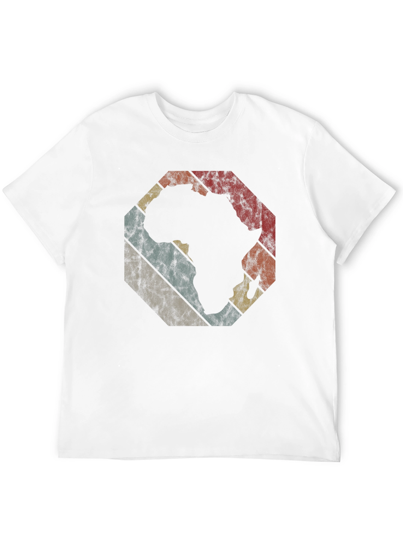 Retro Africa Continent Graphic Tee