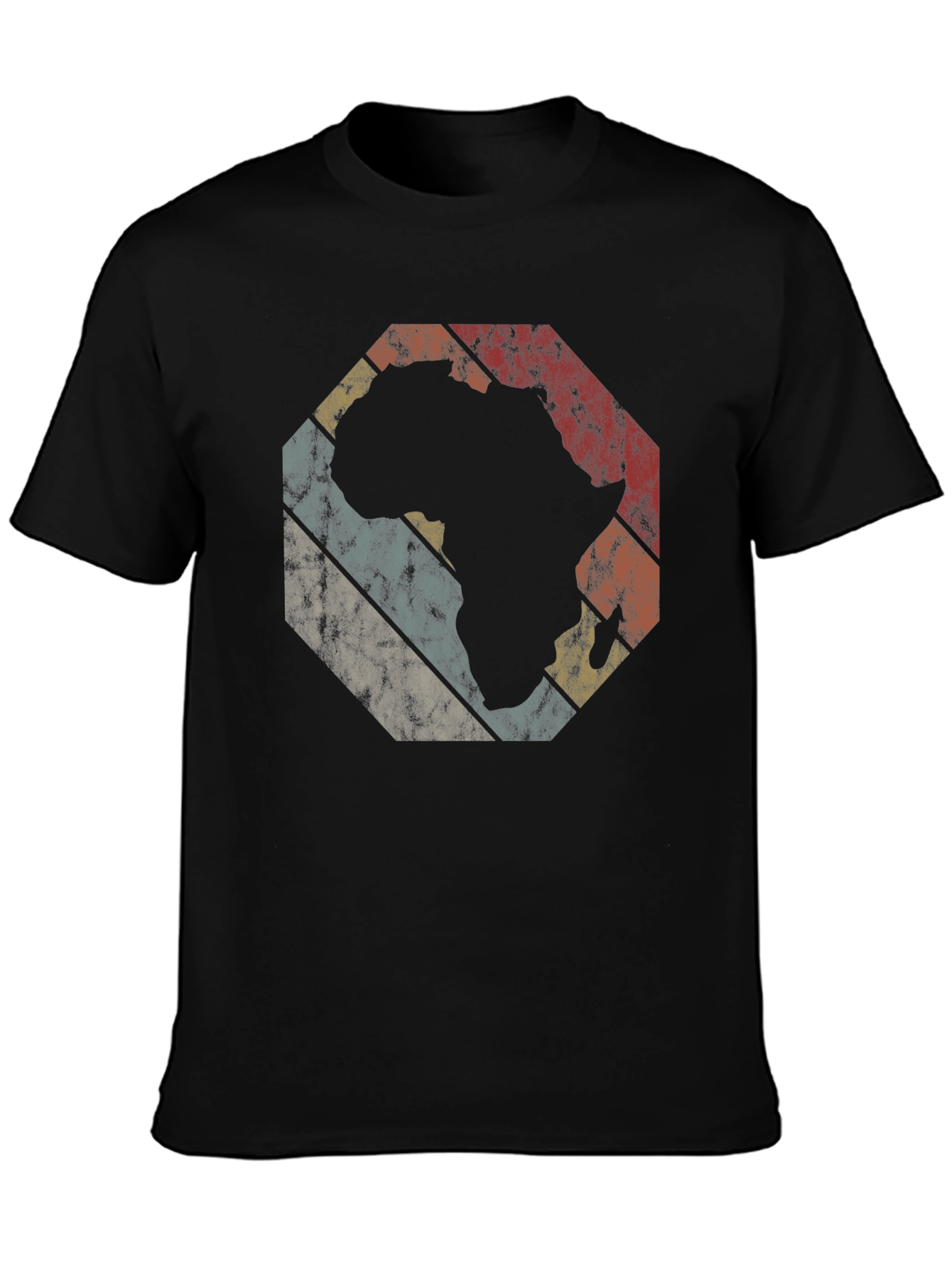 Retro Africa Continent Graphic Tee