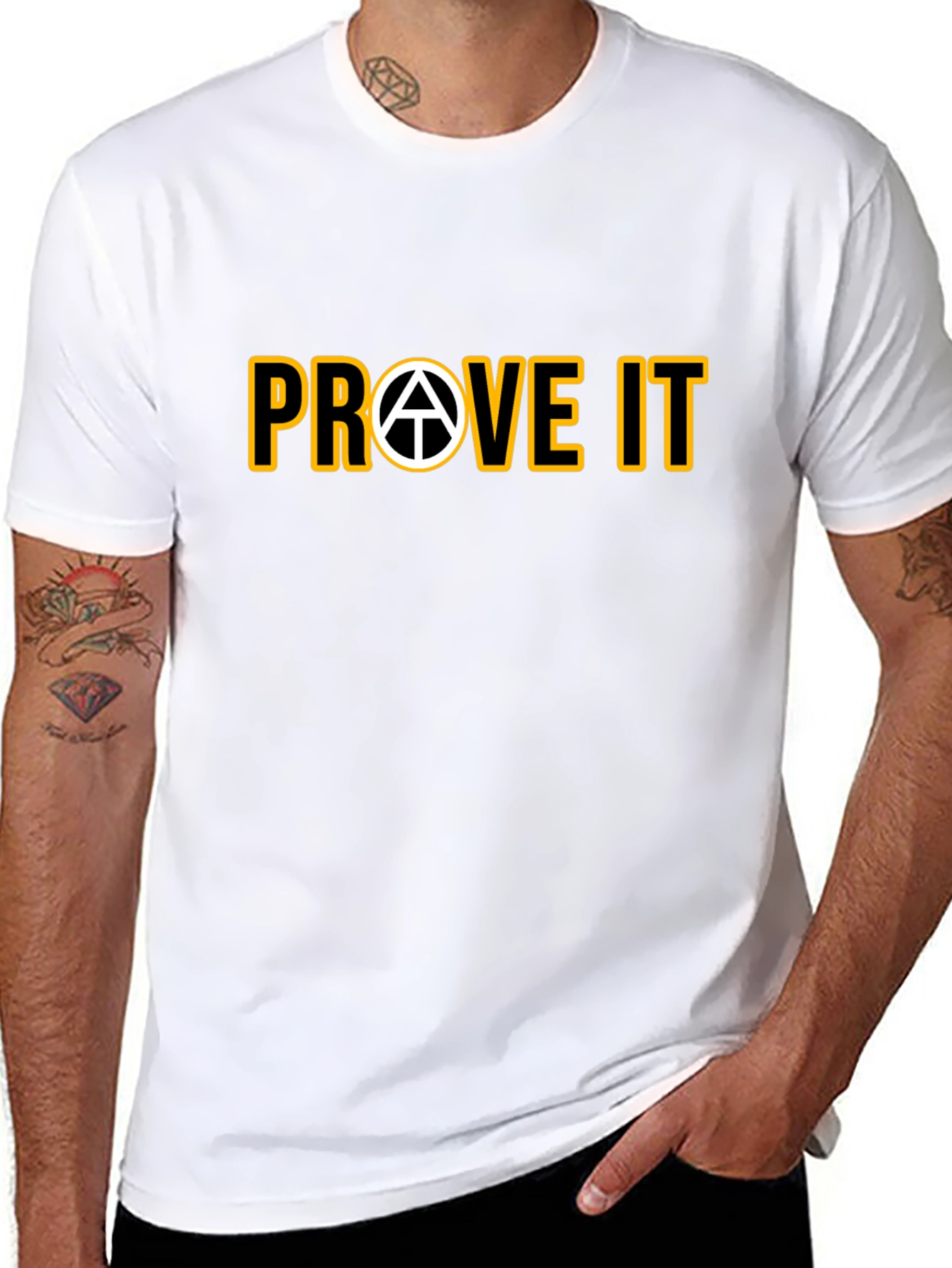 Prove It Graphic Tee - Black Cotton Blend