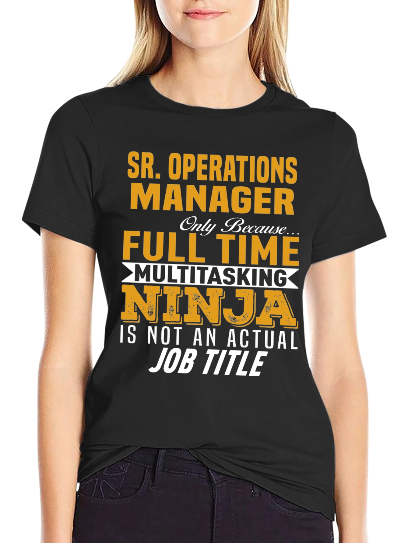 Sr. Operations Manager Full Time Ninja T-Shirt