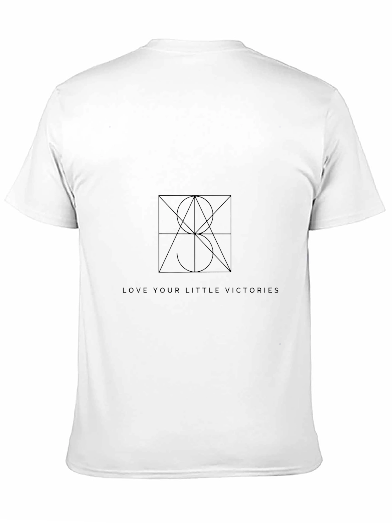Love Your Little Victories Black Graphic Tee