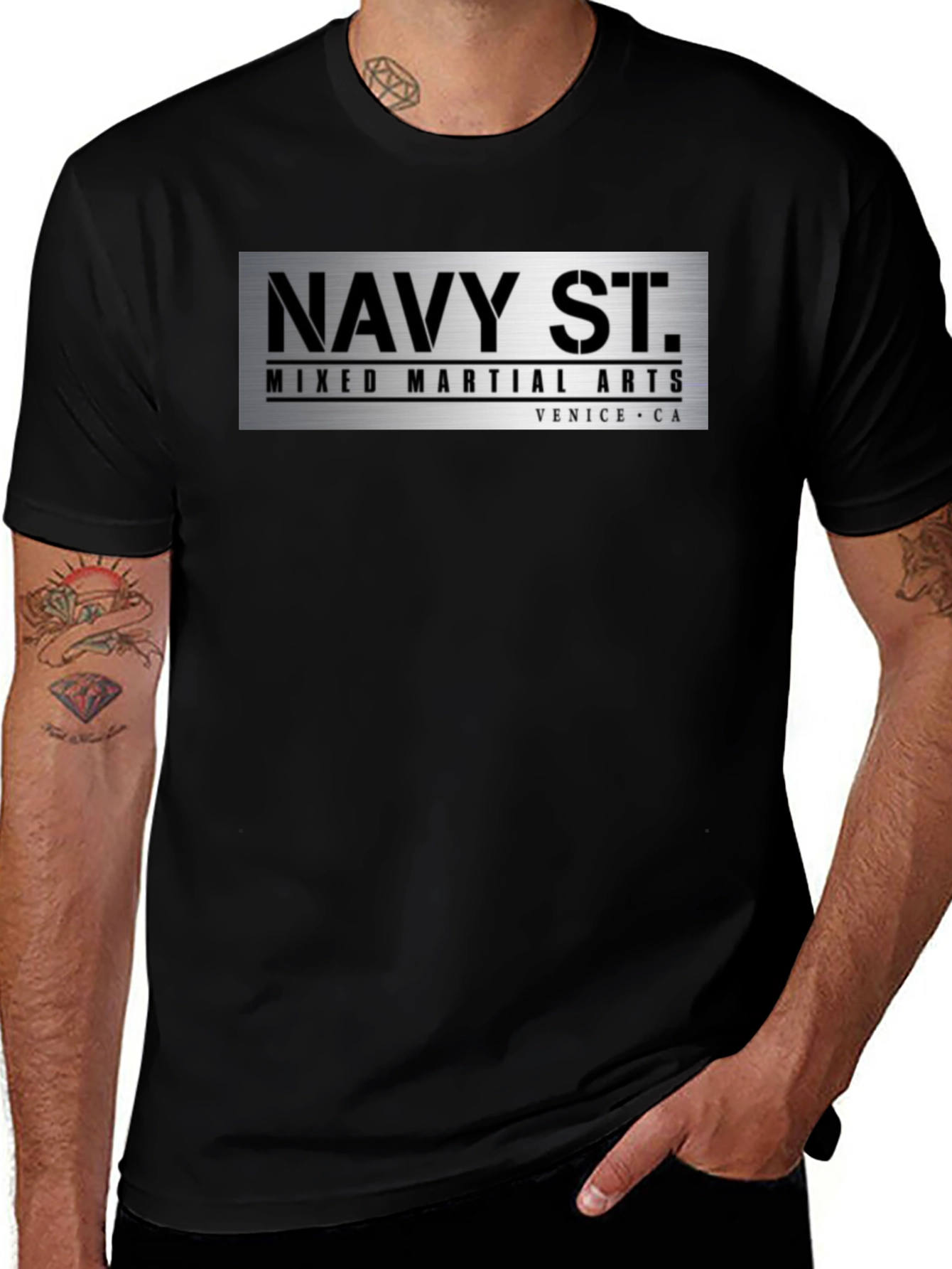 Navy St. Mixed Martial Arts T-Shirt