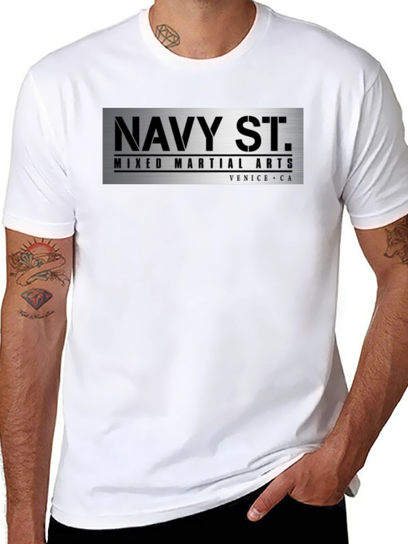 Navy St. Mixed Martial Arts T-Shirt